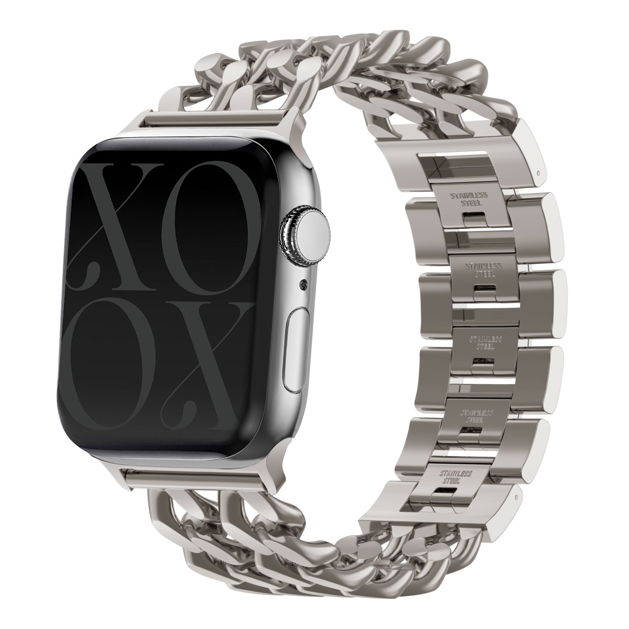 xoxo Wildhearts Apple Watch stalen bandje - Chain strap (starlight) - 38/40/41/42mm