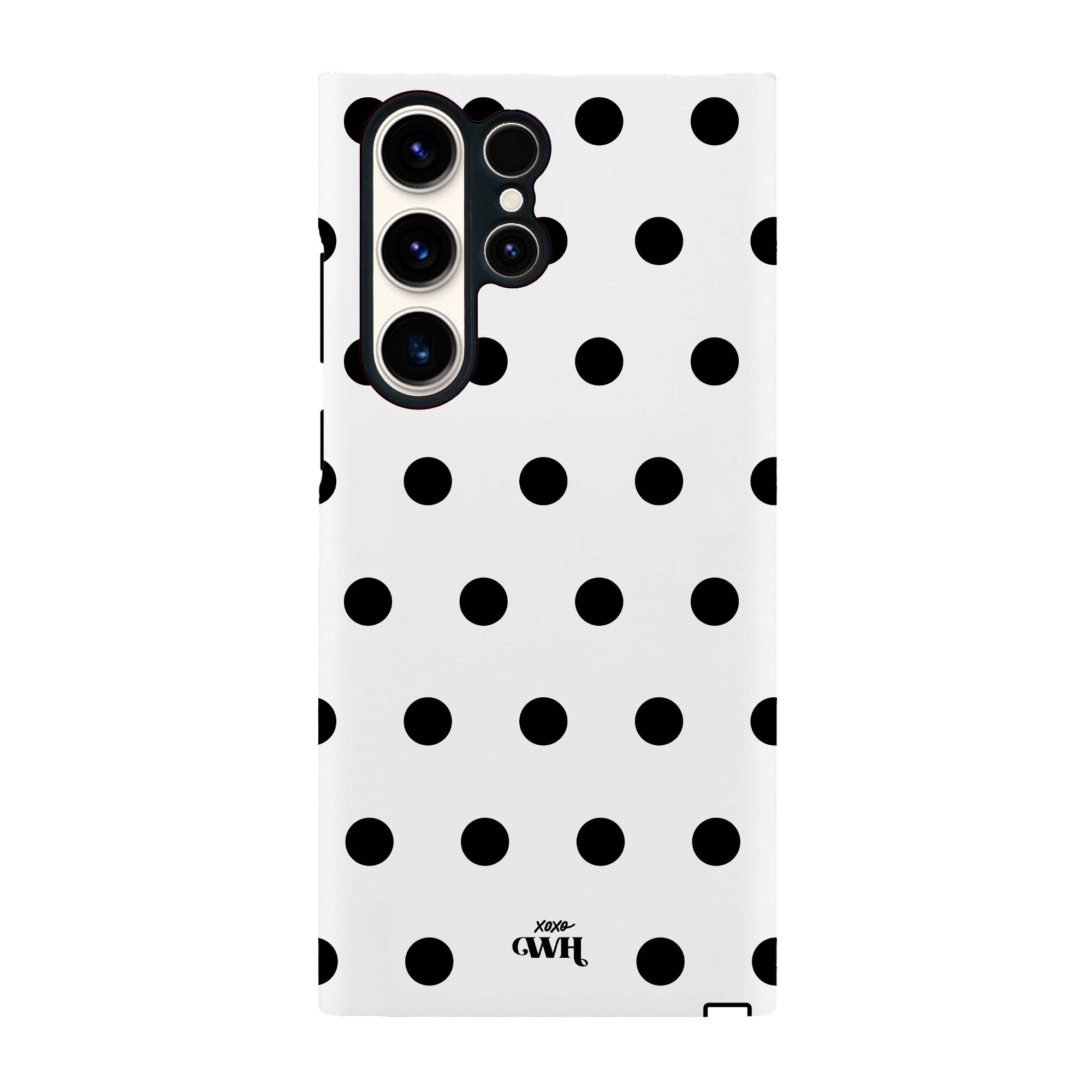 xoxo Wildhearts Polka Dots (White) - Samsung Galaxy S23 Plus