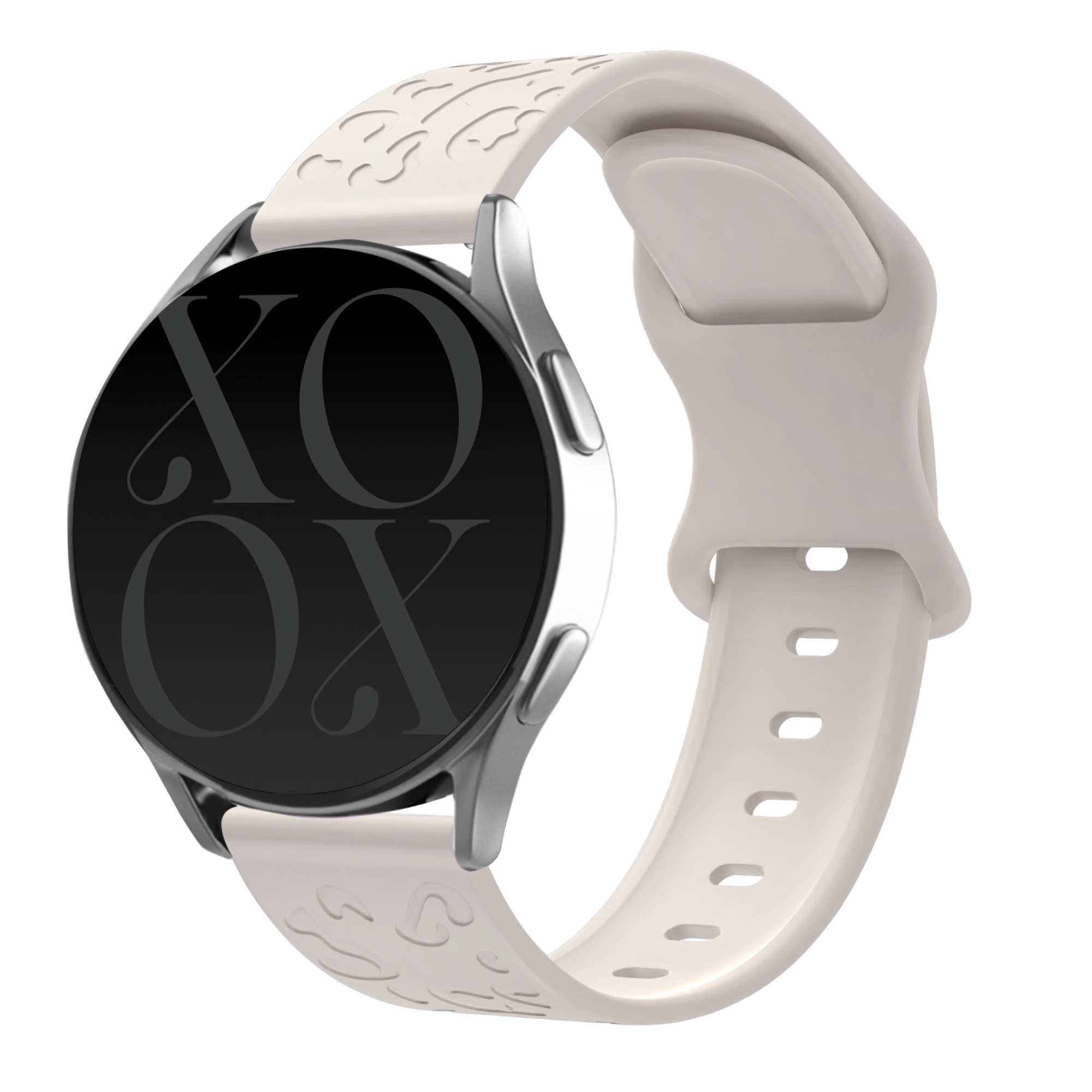 xoxo Wildhearts - Amazfit GTS 3 siliconen bandje Leopard Print - starlight