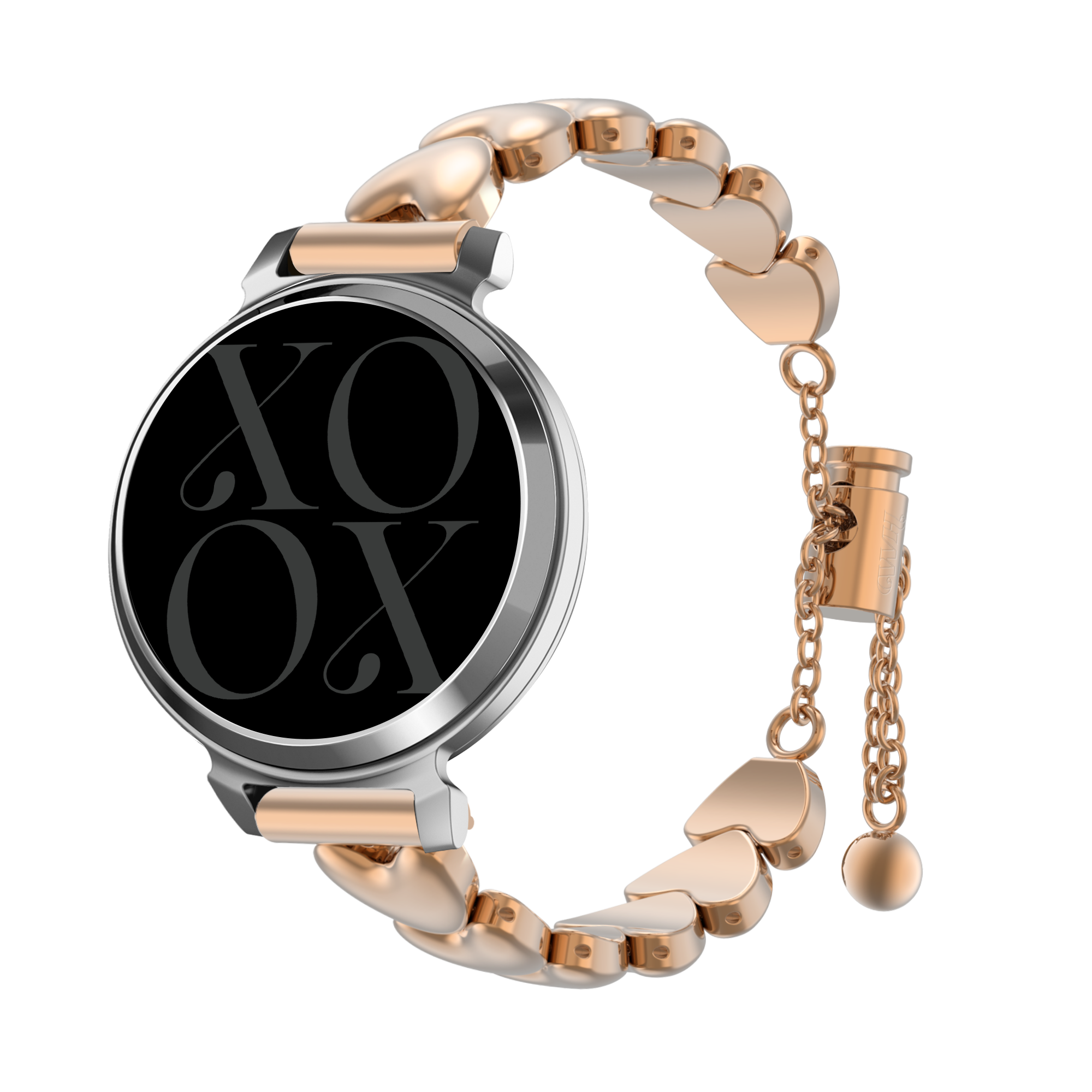 Garmin Lily 2 Stahlarmband 'Hearts' (Rosegold)