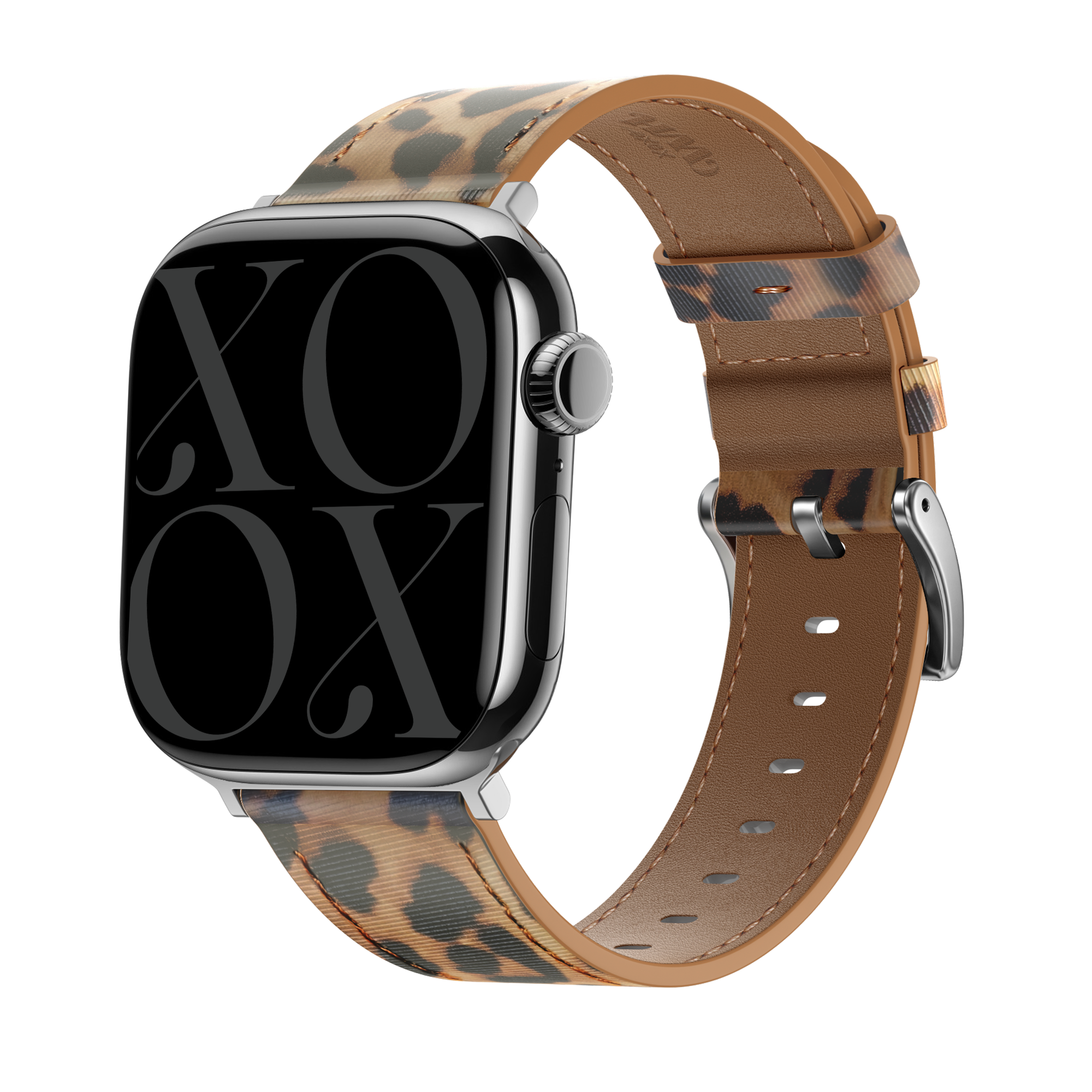 Bracelet cuir Apple Watch (léopard) - 38/40/41/42mm