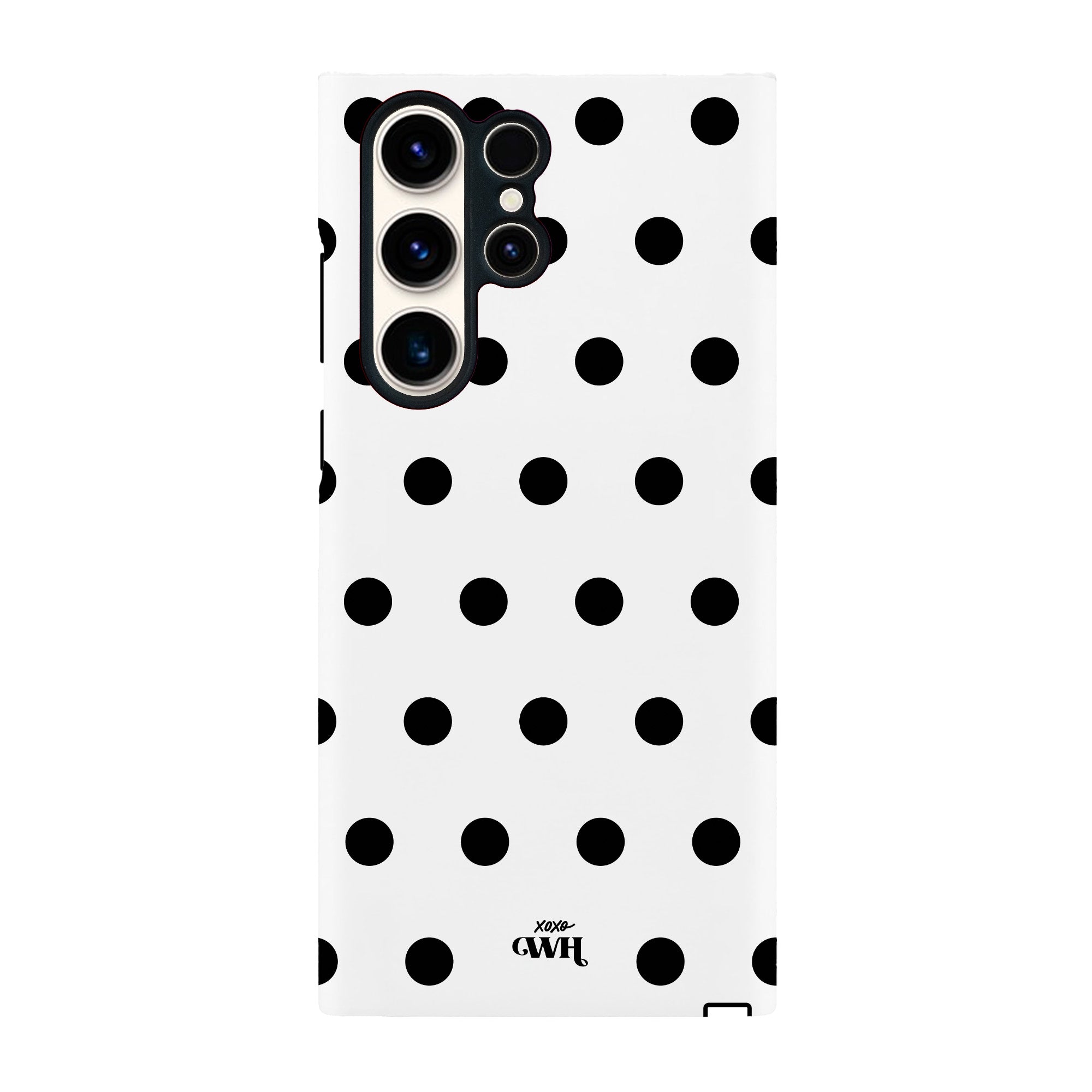 xoxo Wildhearts Polka Dots (White) - Samsung Galaxy S23 Ultra