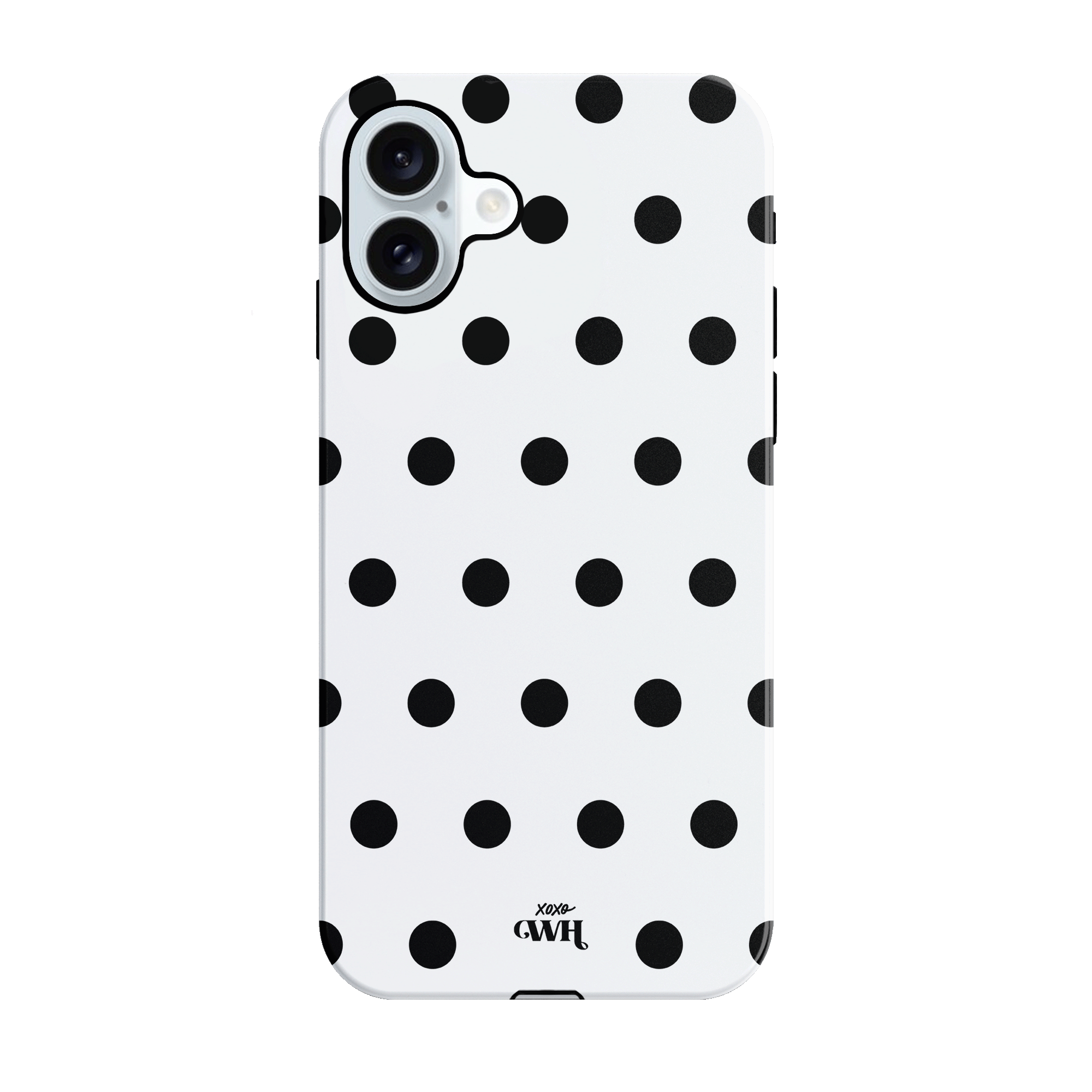 xoxo Wildhearts Polka Dots (White) - iPhone 16
