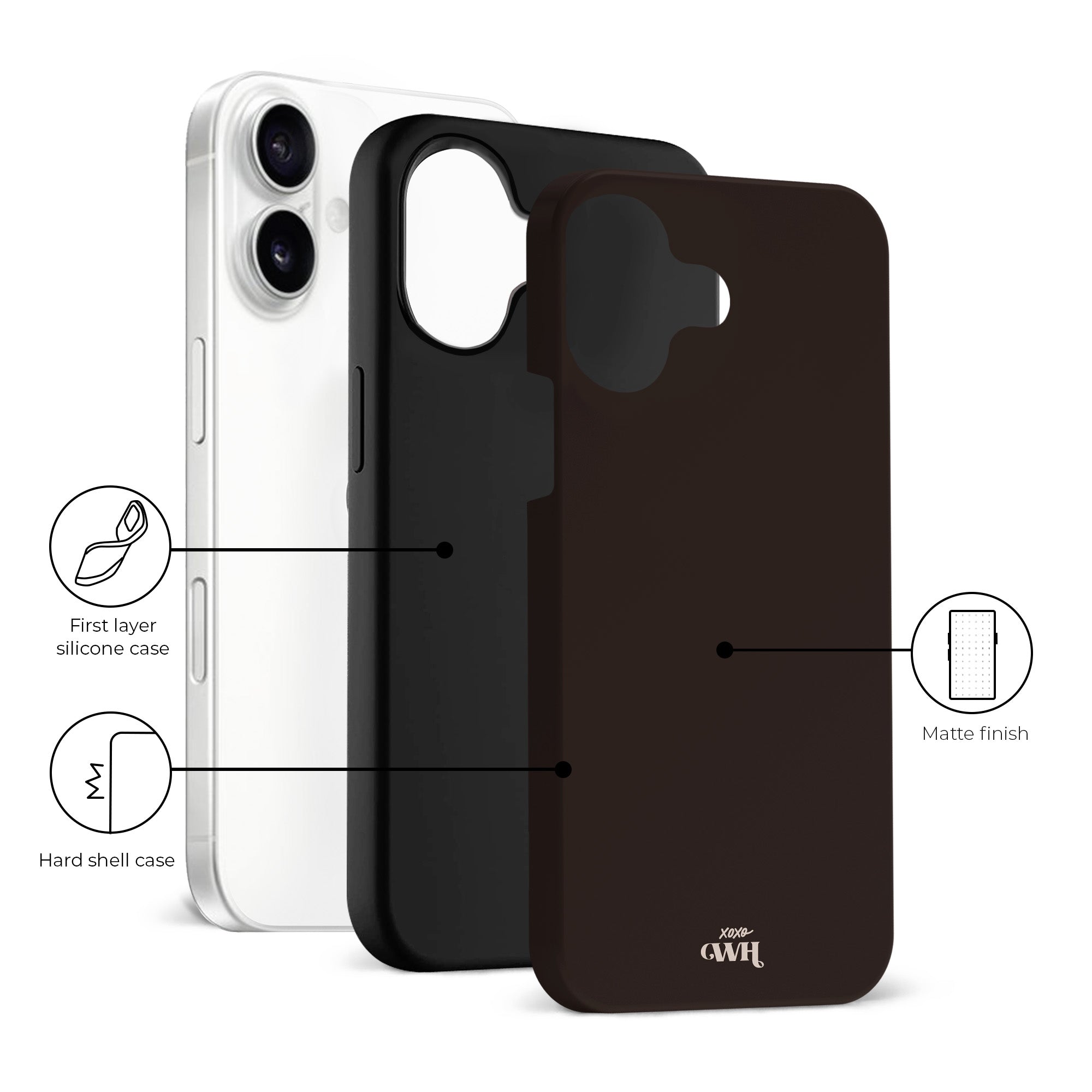 xoxo Wildhearts Hot Chocolate MagSafe - Double Layer - iPhone 17