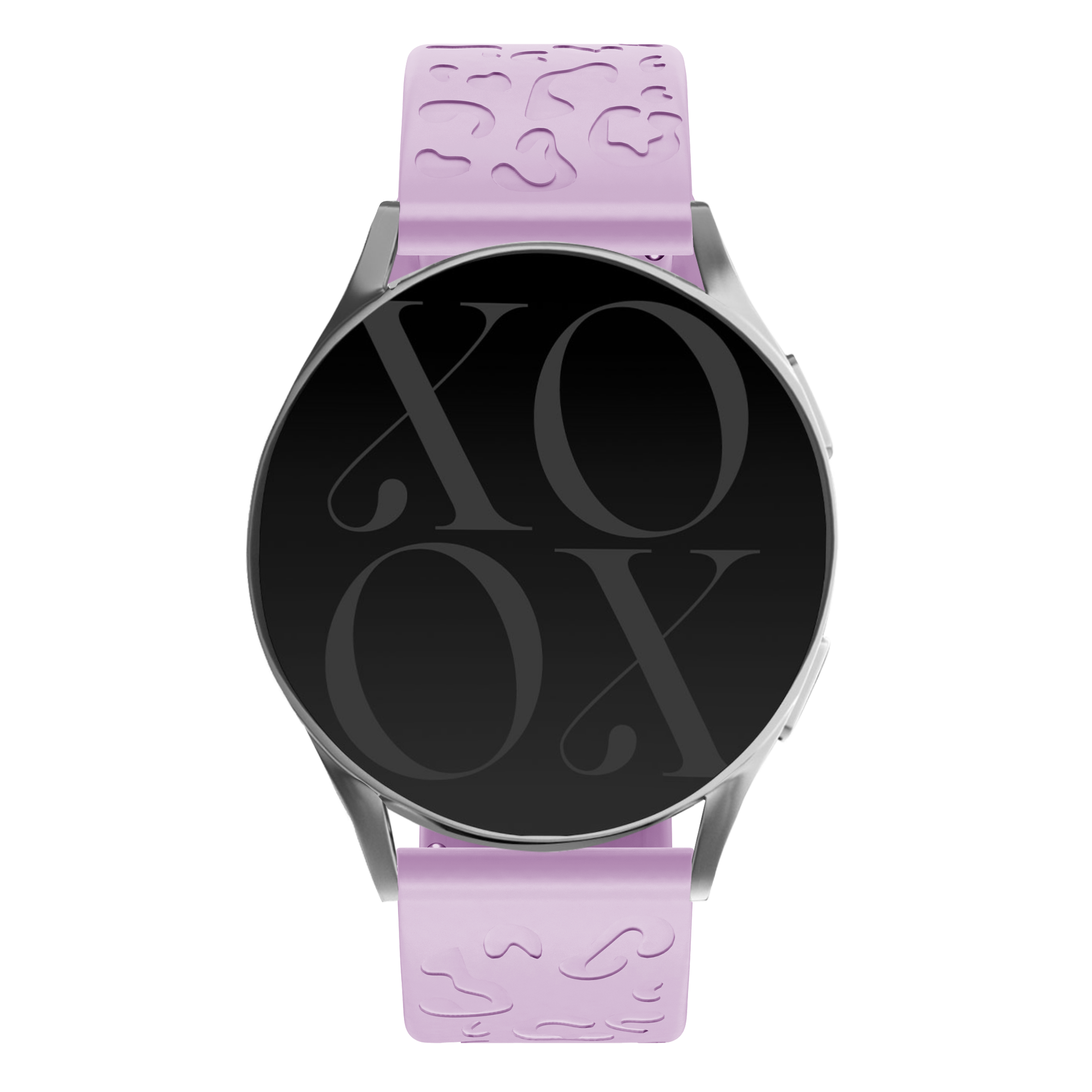 xoxo Wildhearts - Amazfit GTR 42mm siliconen bandje Leopard Print - lilac