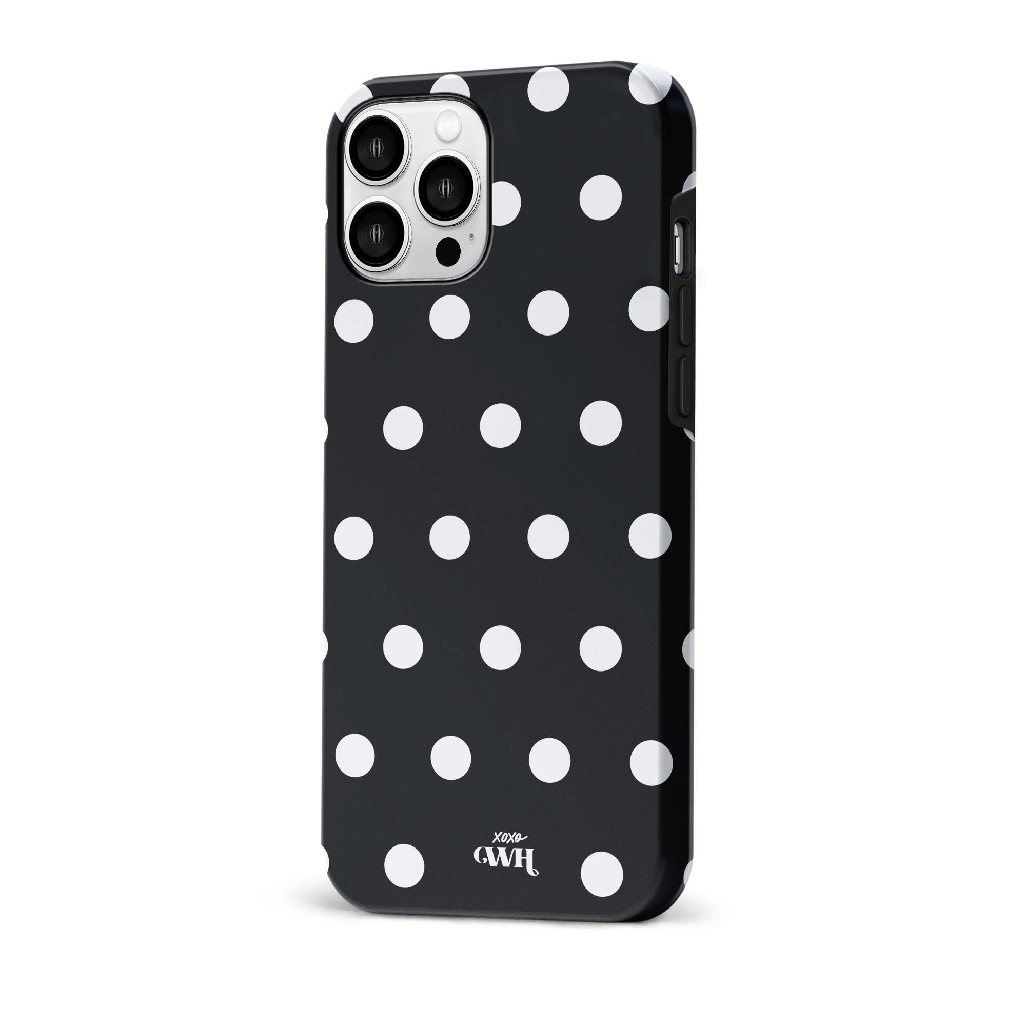 xoxo Wildhearts Polka Dots (Black) - iPhone 12 Pro