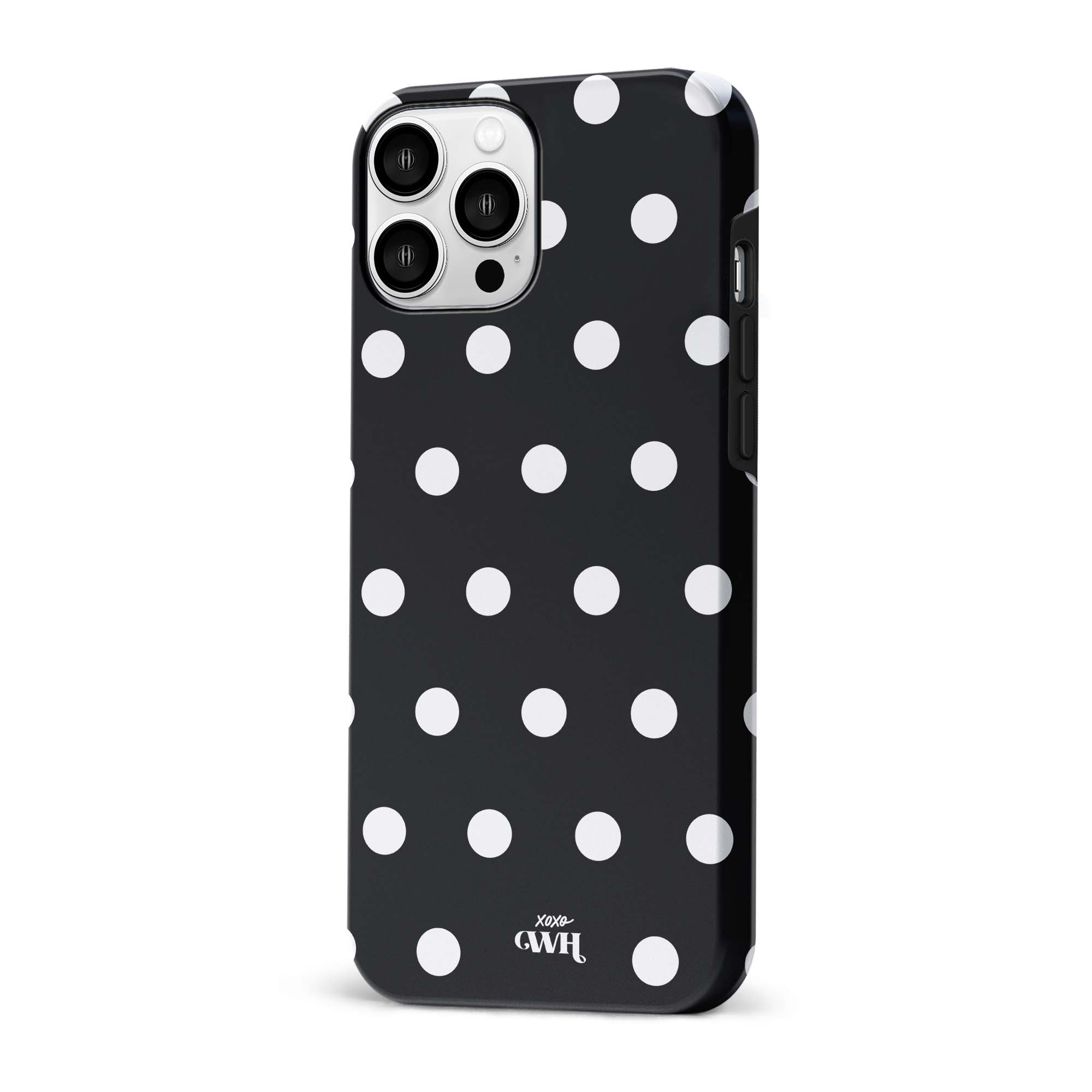 xoxo Wildhearts Polka Dots (Black) - iPhone 13 Pro