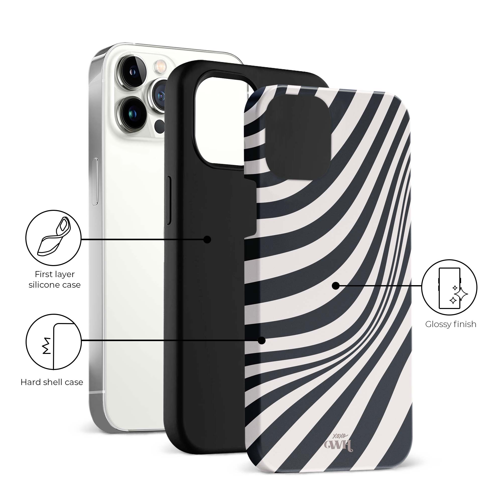 xoxo Wildhearts Optical Illusion - iPhone 12 Pro Max