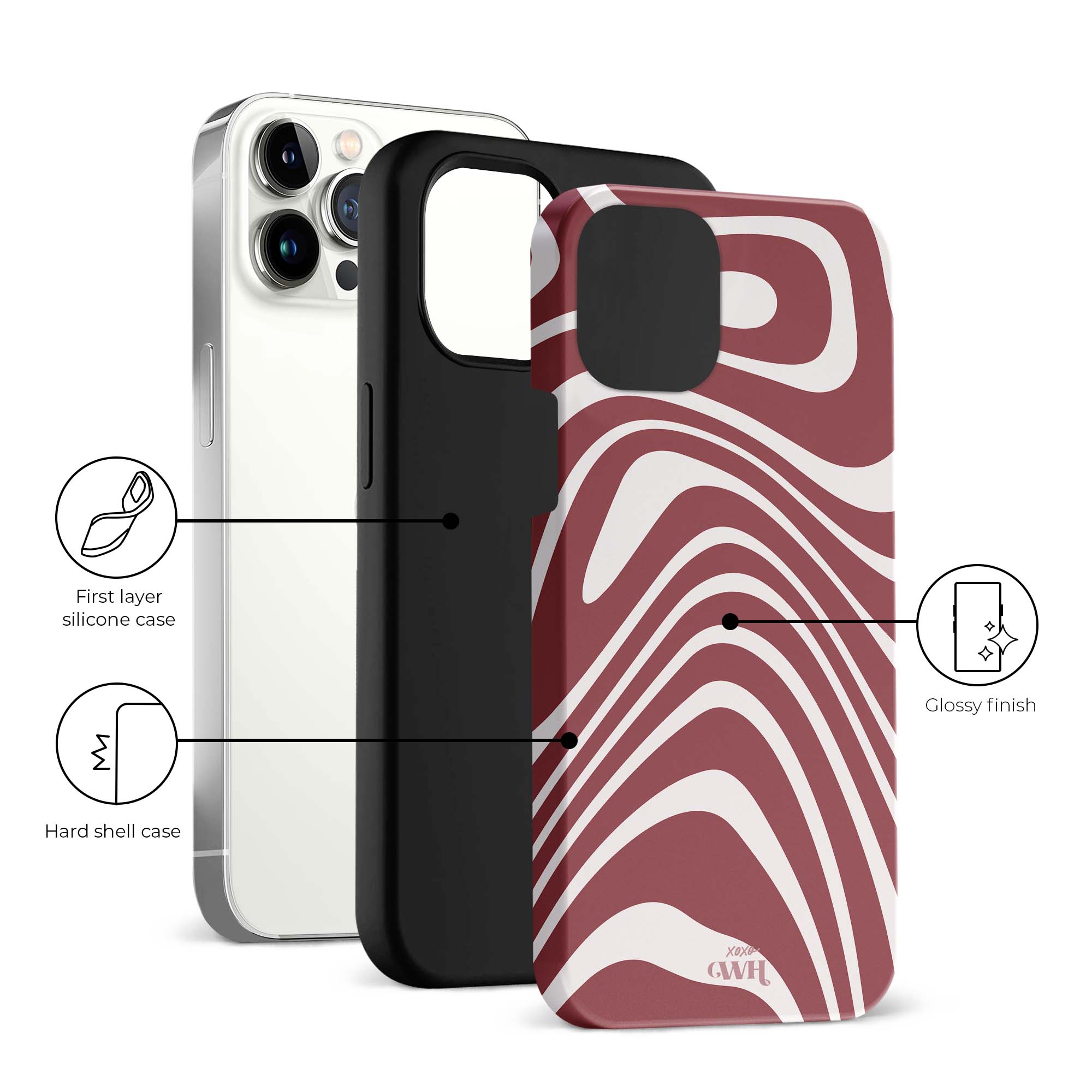 xoxo Wildhearts Boogie Wonderland Red MagSafe - iPhone 12 Pro Max