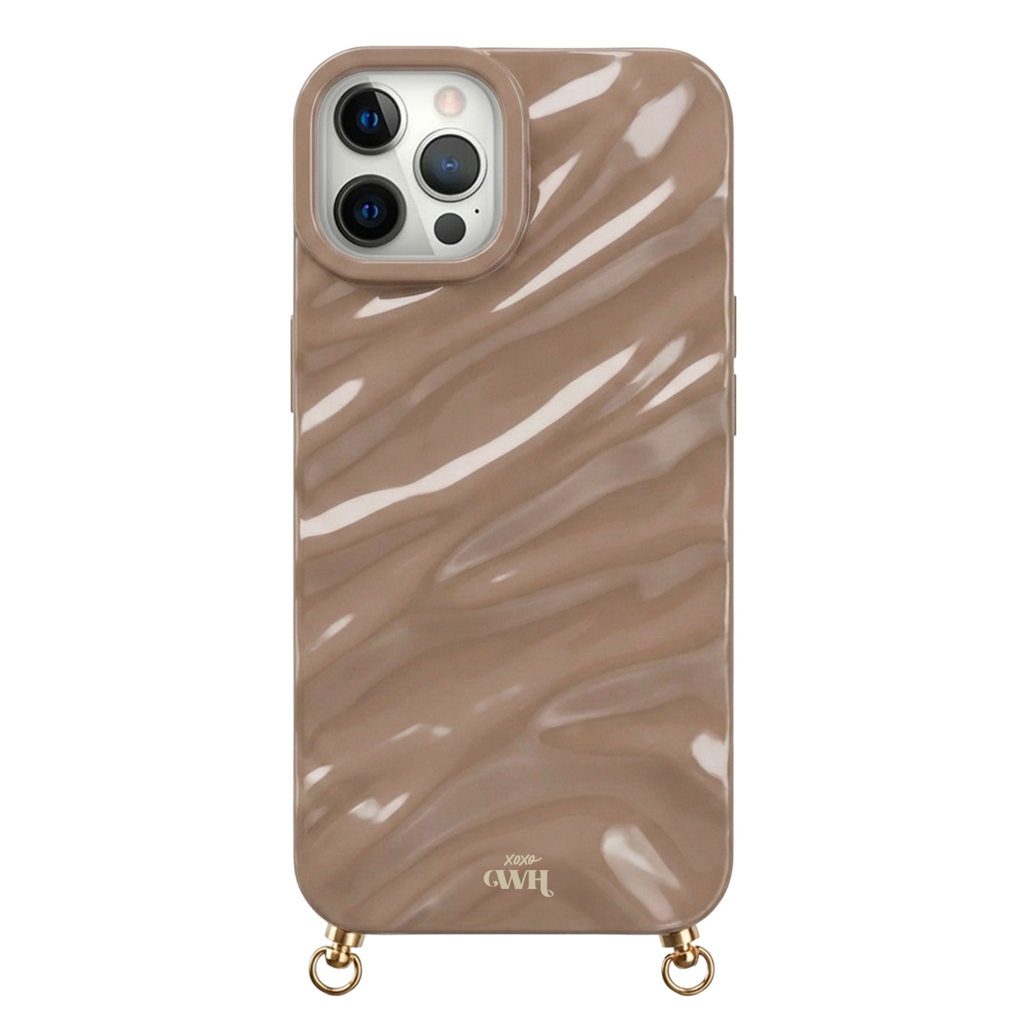 xoxo Wildhearts iPhone 12 Pro - Glaze Cord Case (no cord) - Taupe