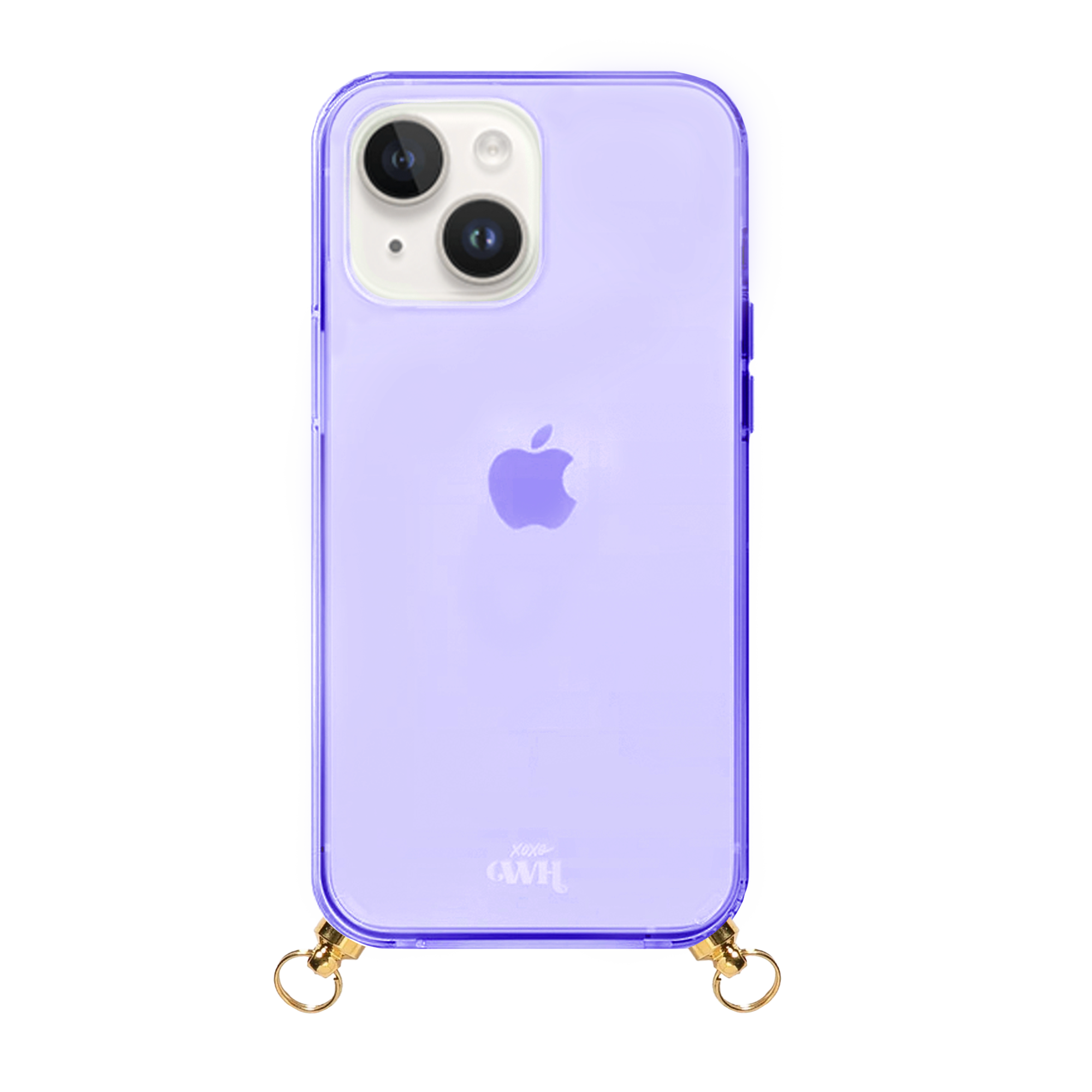 xoxo Wildhearts - Cord Case Purple - iPhone 14