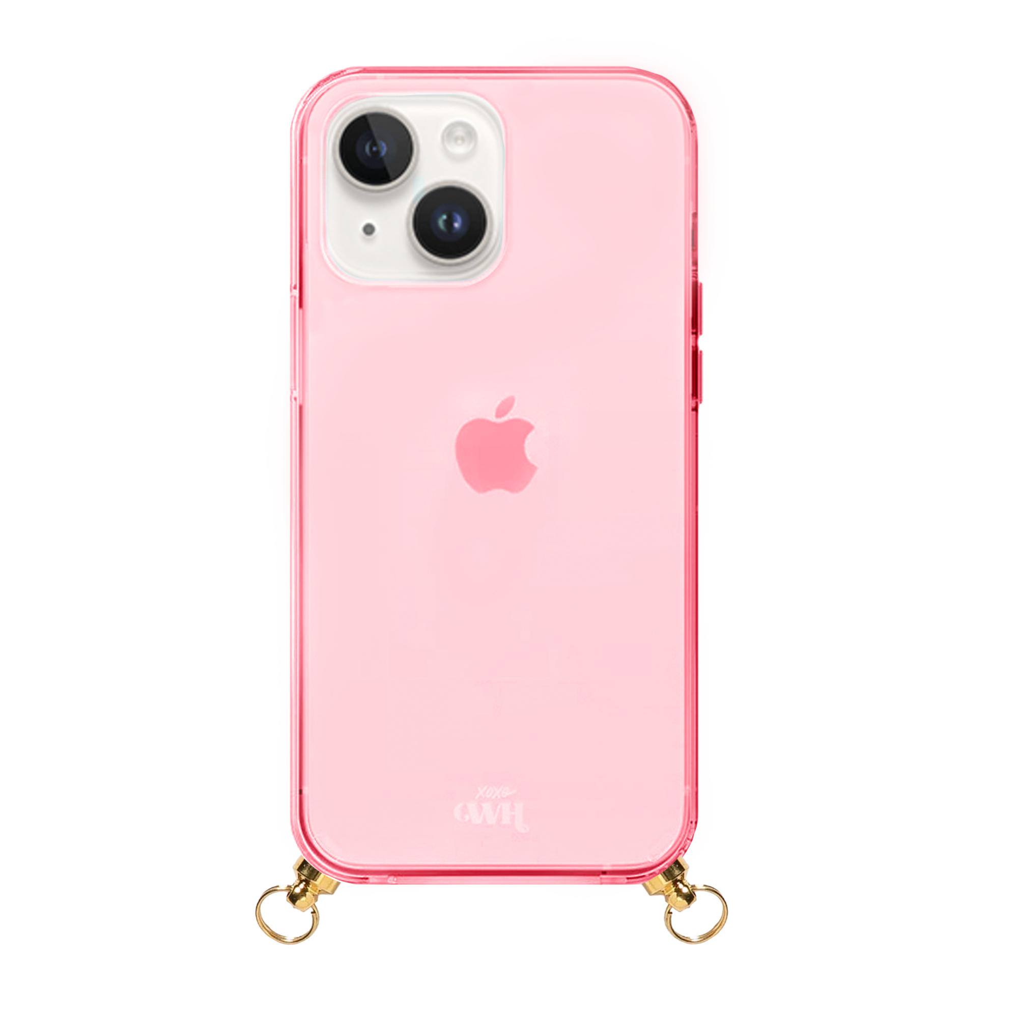 xoxo Wildhearts - Cord Case Pink - iPhone 14