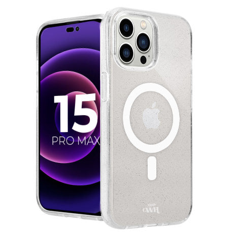 xoxo Wildhearts - Sparkle Away Transparent MagSafe - iPhone 15 Pro Max