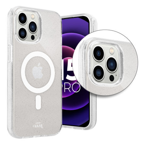 xoxo Wildhearts - Sparkle Away Transparent MagSafe - iPhone 15 Pro