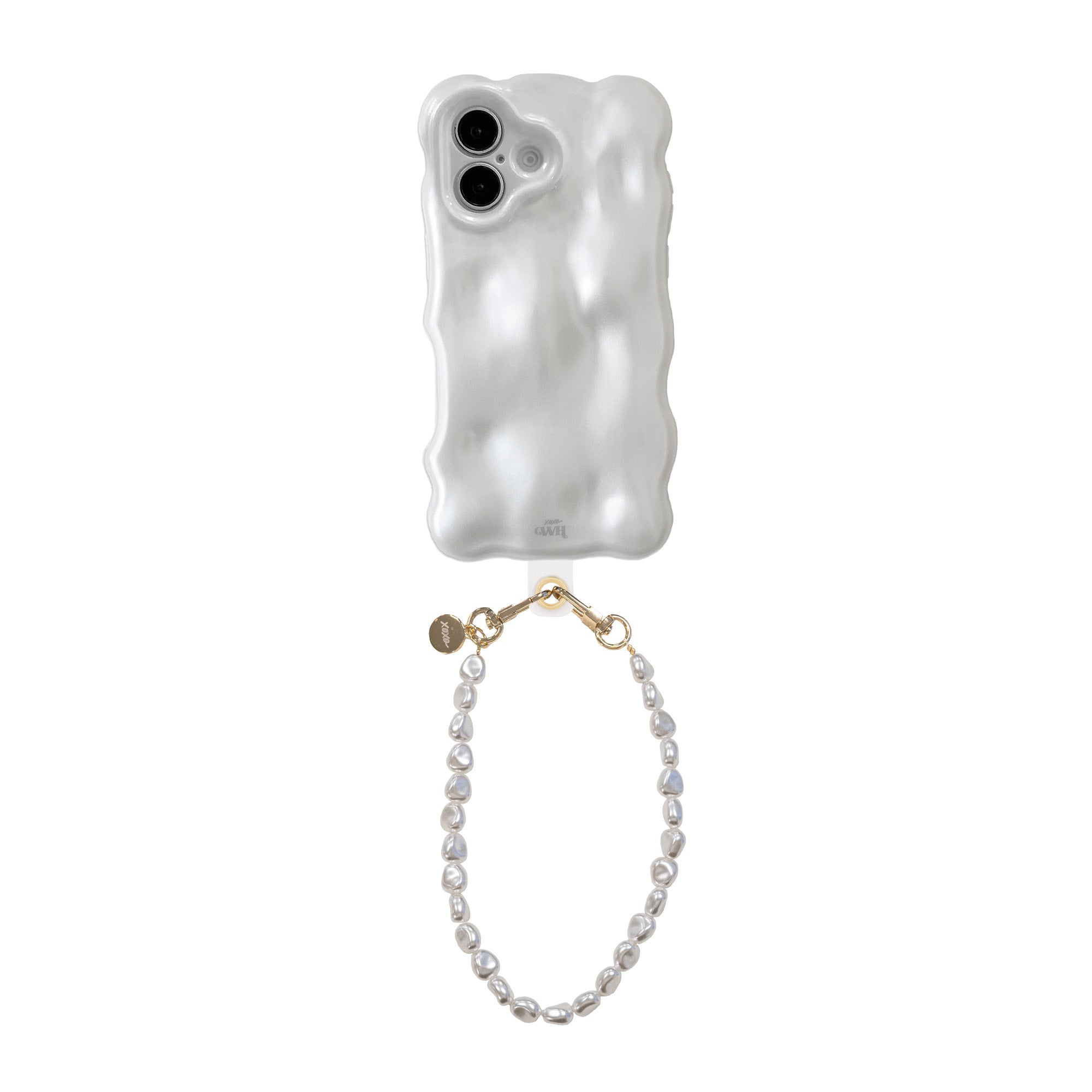 xoxo Wildhearts Bubbly case White with Cord - iPhone 17 Air