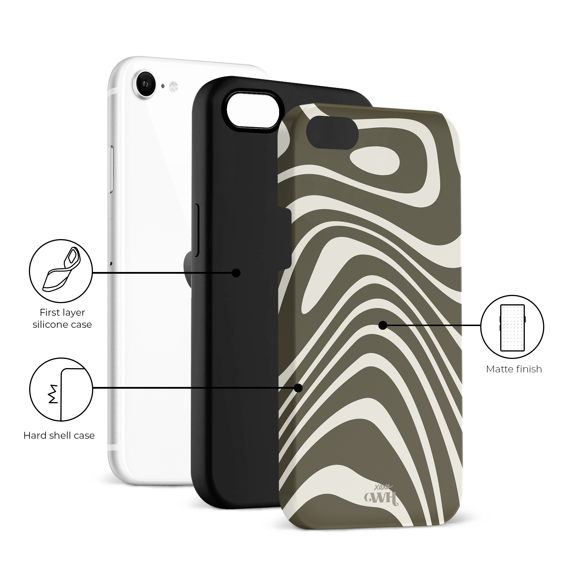 xoxo Wildhearts Boogie Wonderland Green - iPhone 7/8 SE