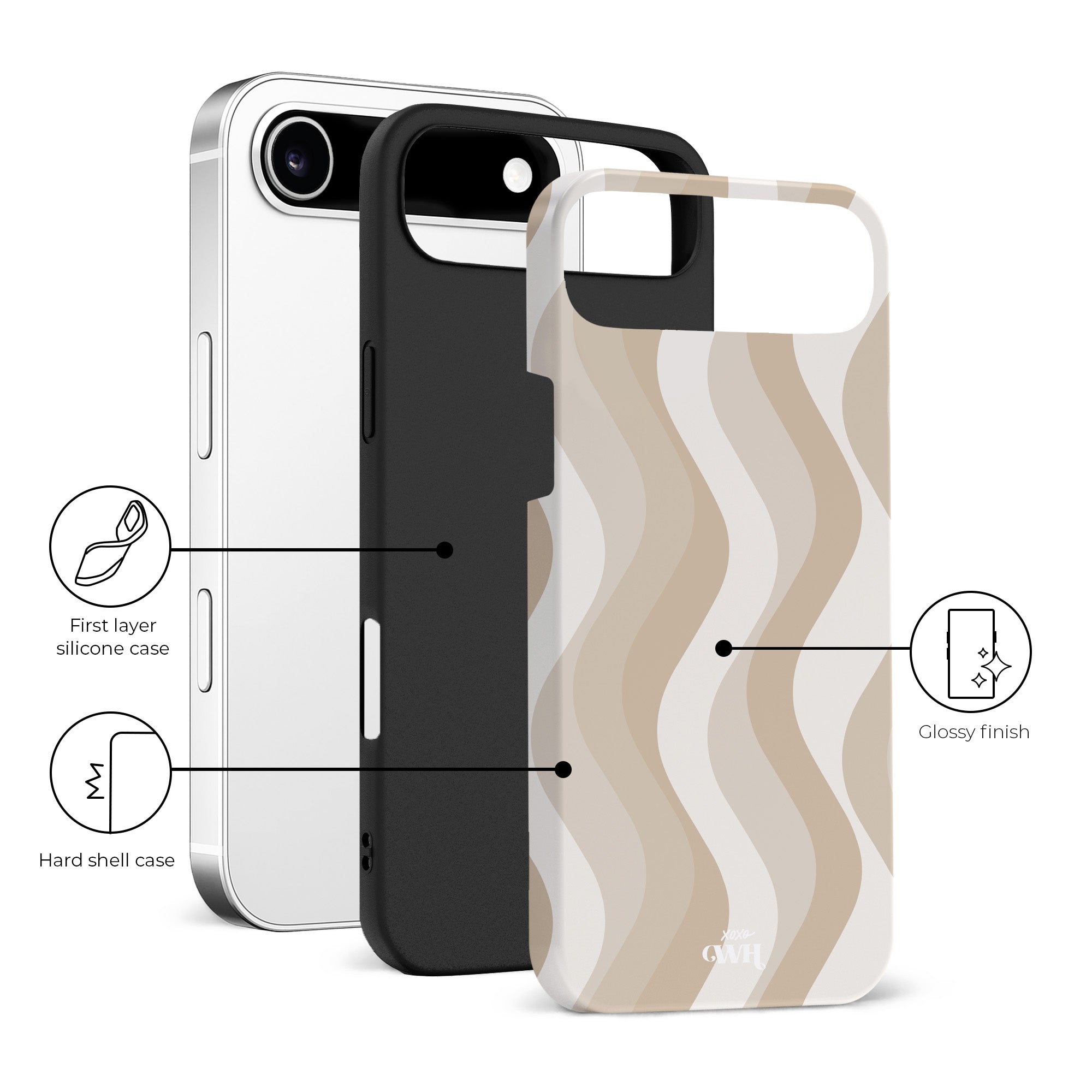 xoxo Wildhearts Minimal Nude MagSafe - Double Layer - iPhone 17 Air