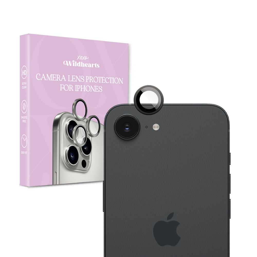 xoxo Wildhearts iPhone 16e - Tempered Glass Camera Lens Protection