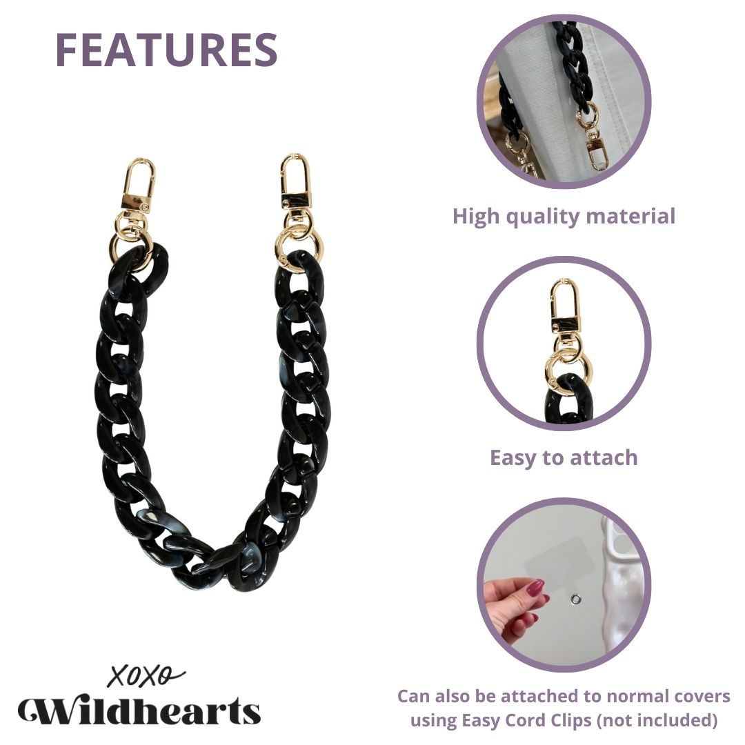 xoxo Wildhearts - Marble Black - Short