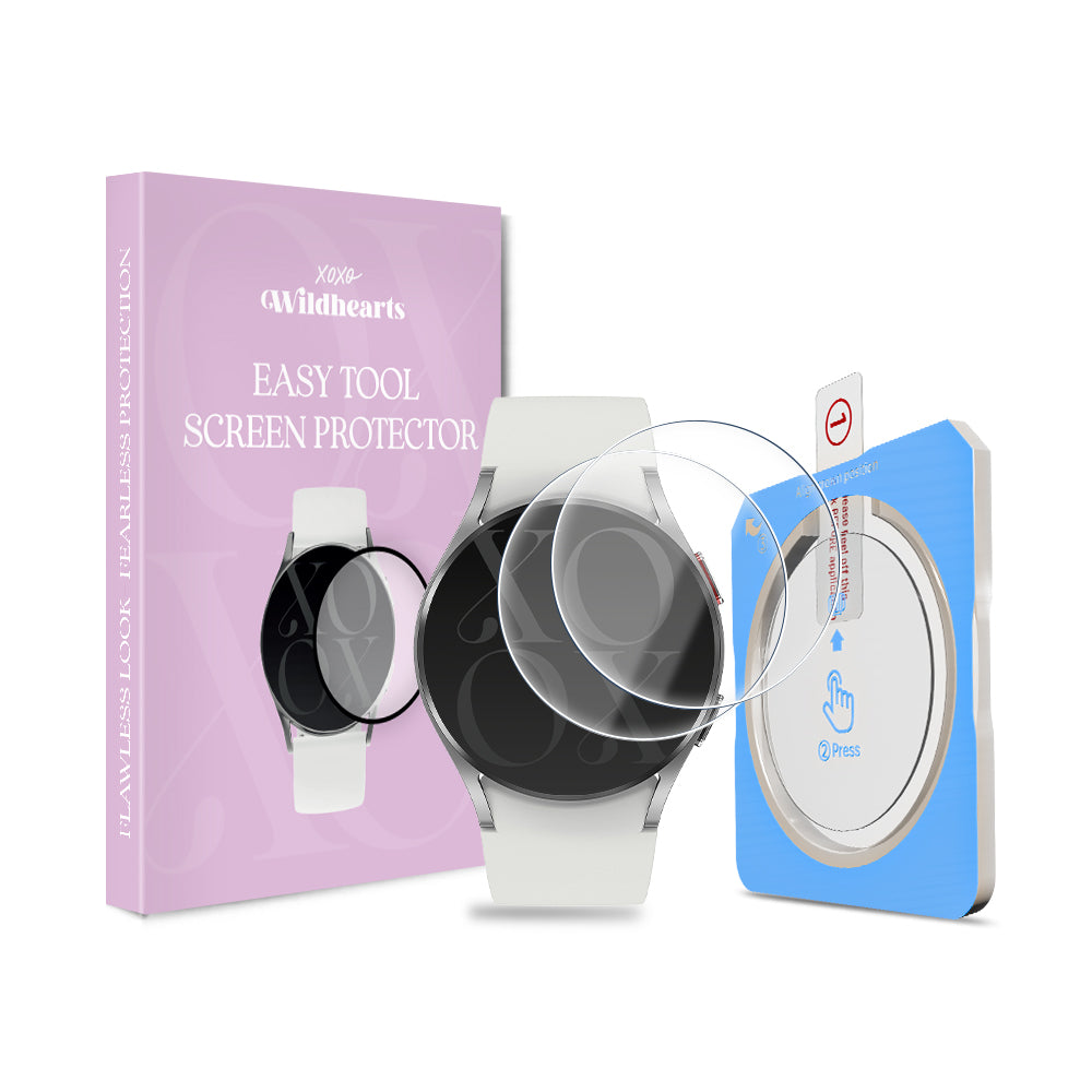 xoxo Wildhearts Samsung Galaxy Watch 4 - 44mm screenprotector one-click tool (glas)