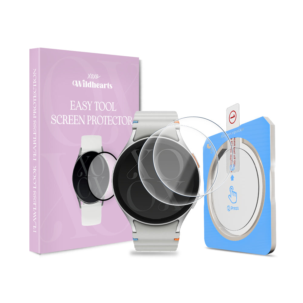 xoxo Wildhearts Samsung Galaxy Watch 7 - 44mm screenprotector one-click tool (glas)