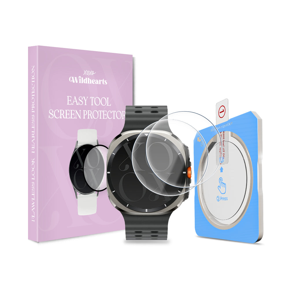 xoxo Wildhearts Samsung Galaxy Watch Ultra screenprotector one-click tool (glas)