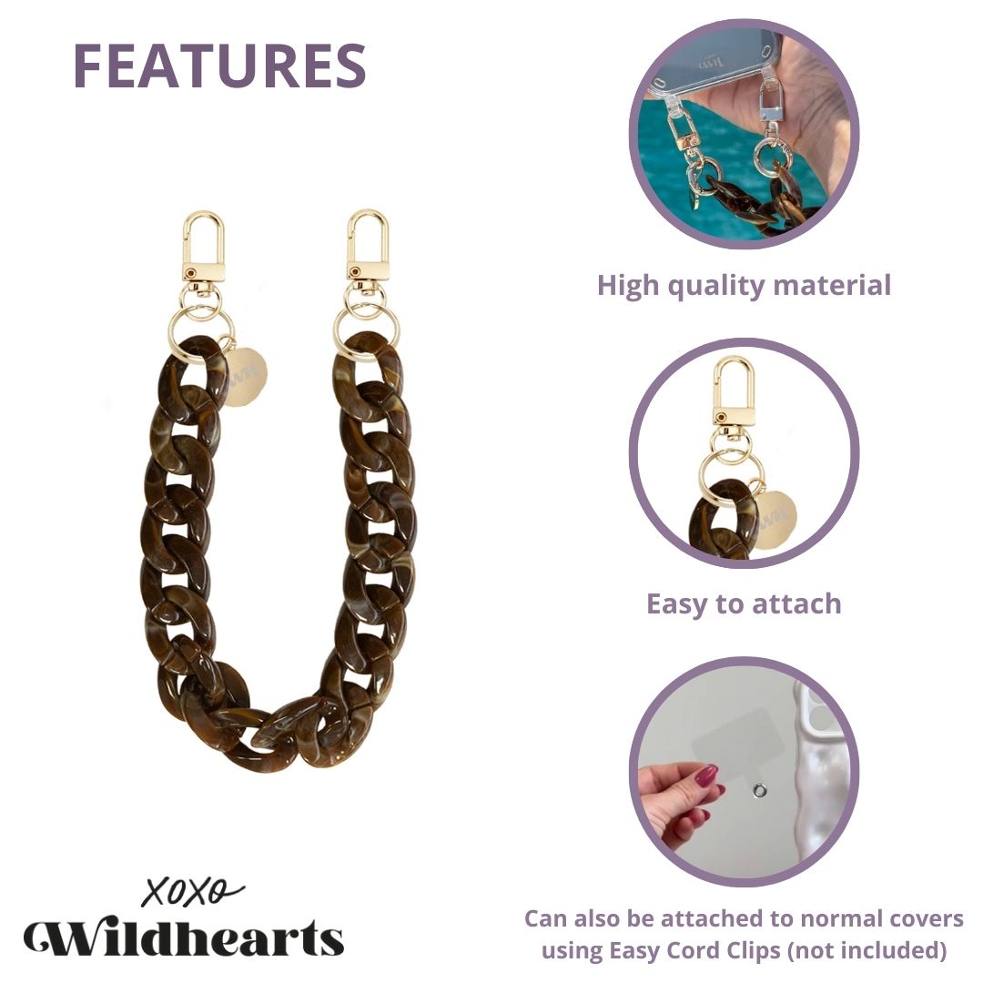 xoxo Wildhearts - Brown Chocolate – short