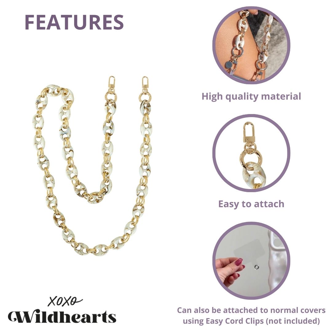 xoxo Wildhearts - Marble Creme - Long