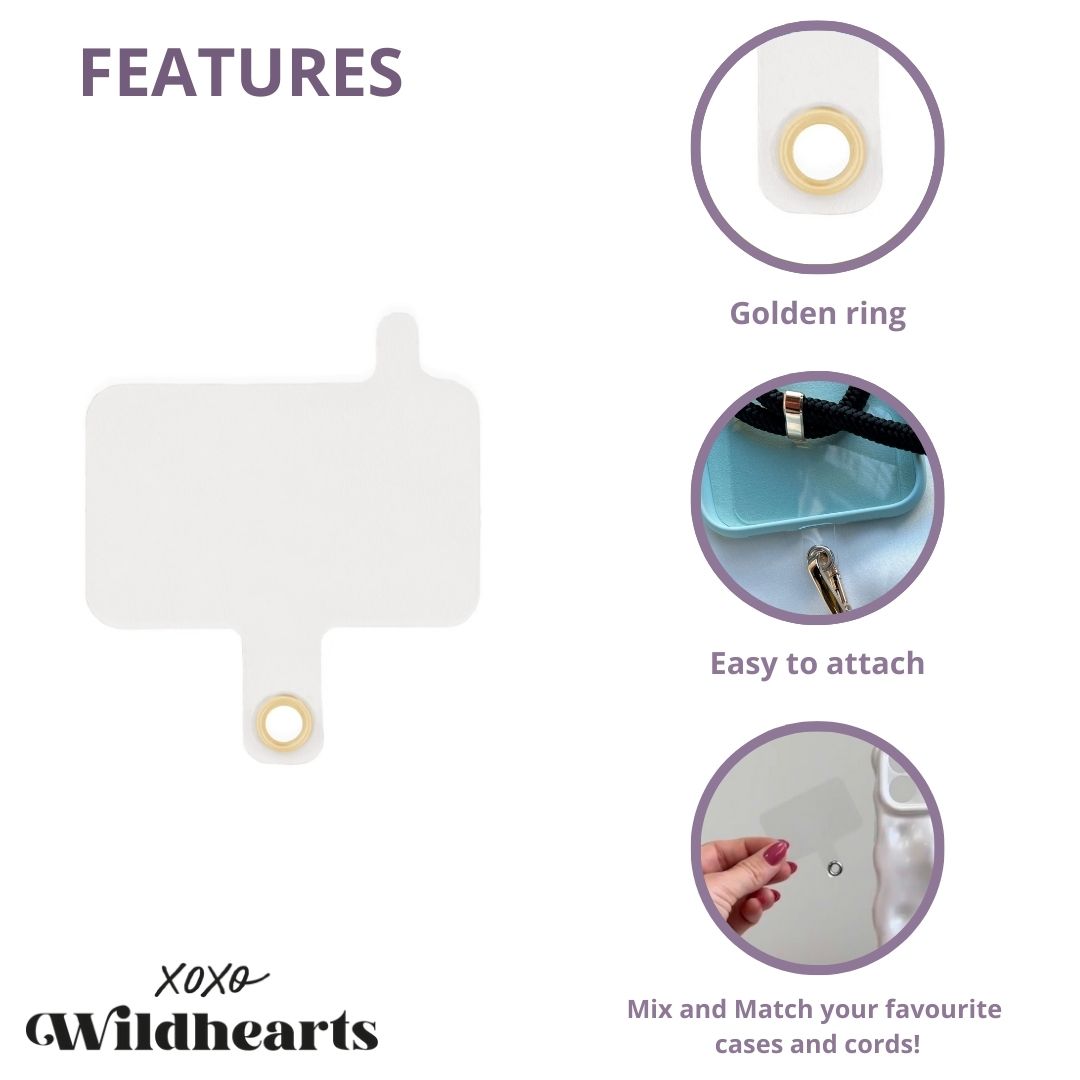 xoxo Wildhearts Easy Cord Funky Hearts (Purple Metallic)