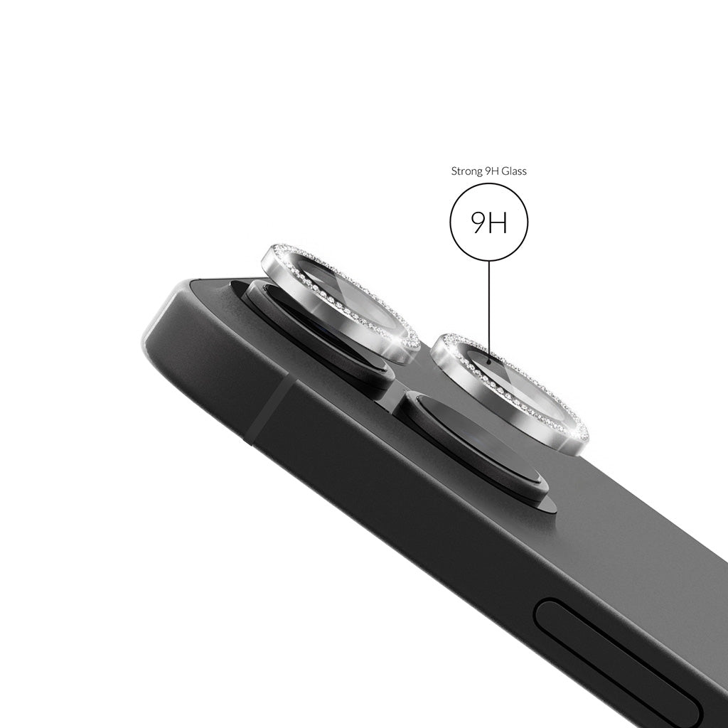 xoxo Wildhearts iPhone 16 Plus - Diamond Tempered Glass Camera Lens Protection
