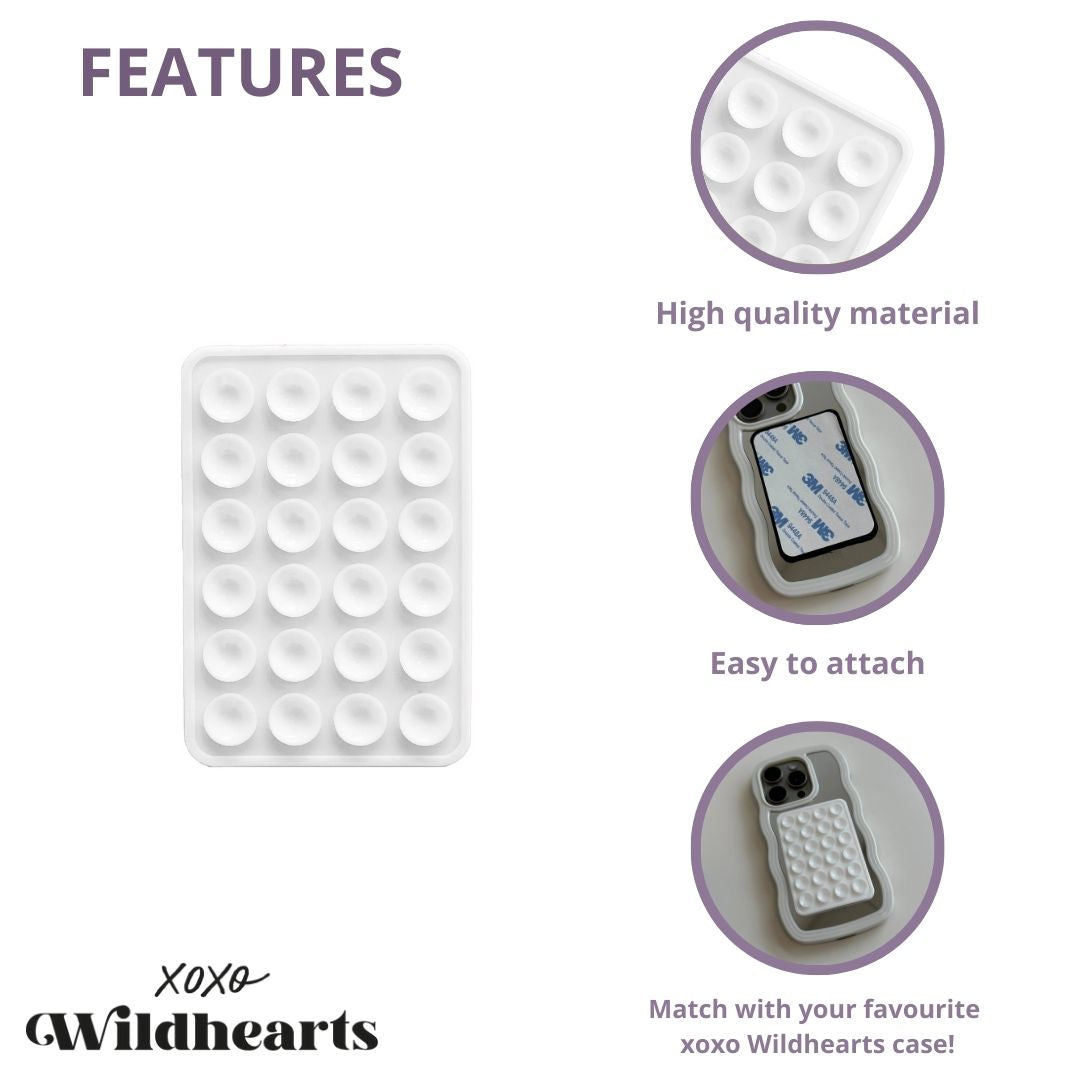 xoxo Wildhearts - Stick On Me Square - White