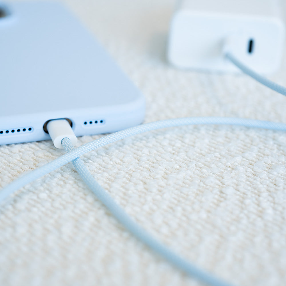 xoxo Wildhearts - USB-C to Lightning cable - 1 Meter (blue)