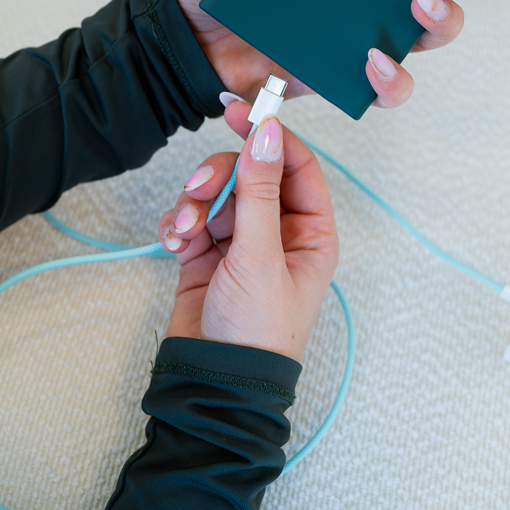 xoxo Wildhearts - USB-C to USB-C cable - 1 Meter (green)