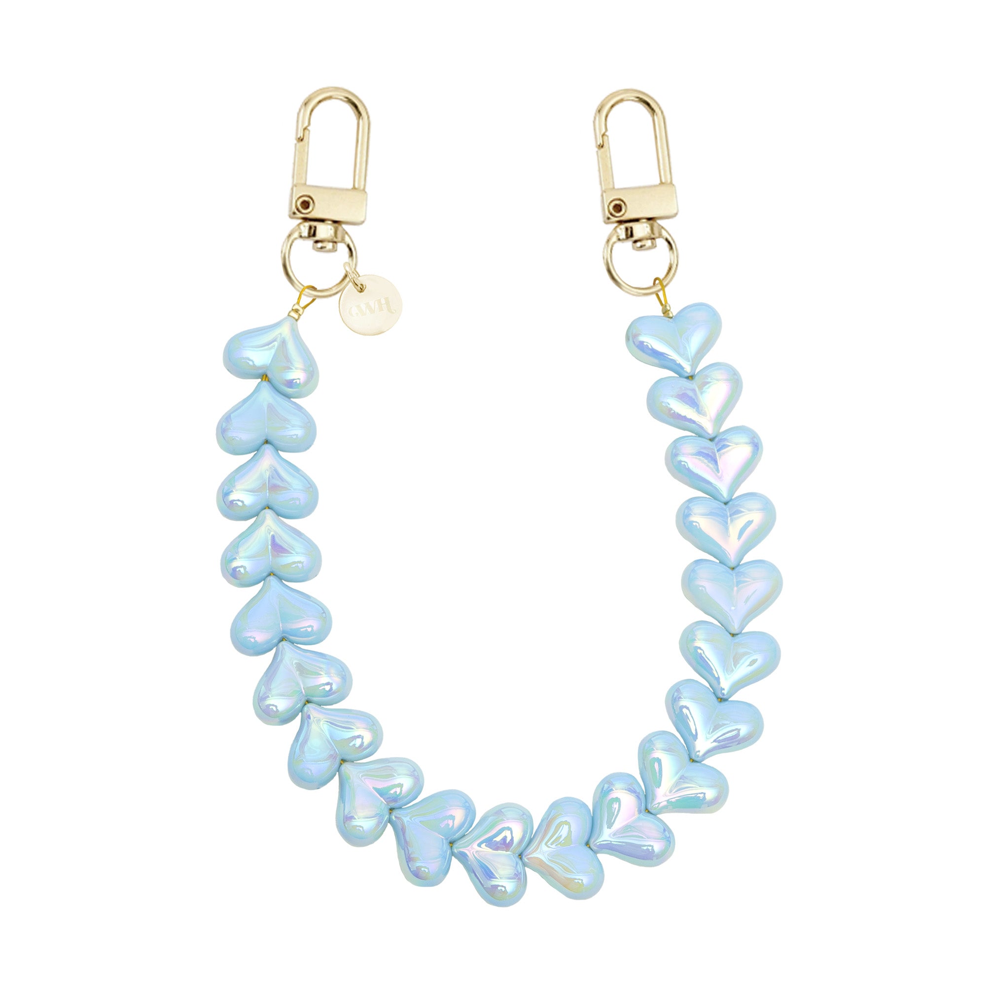 xoxo Wildhearts Funky Hearts Charm Cord (Blue Metallic)