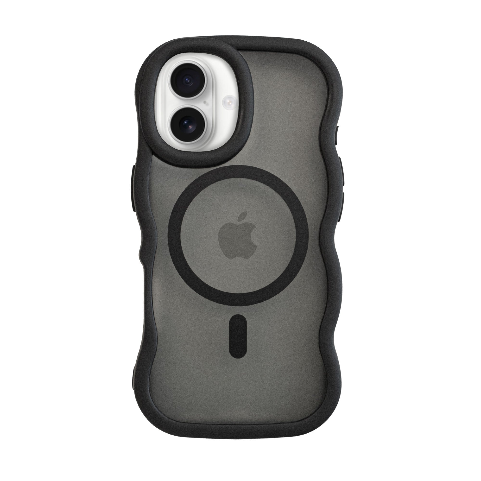 xoxo Wildhearts Matte Wavy Case MagSafe Black - iPhone 17
