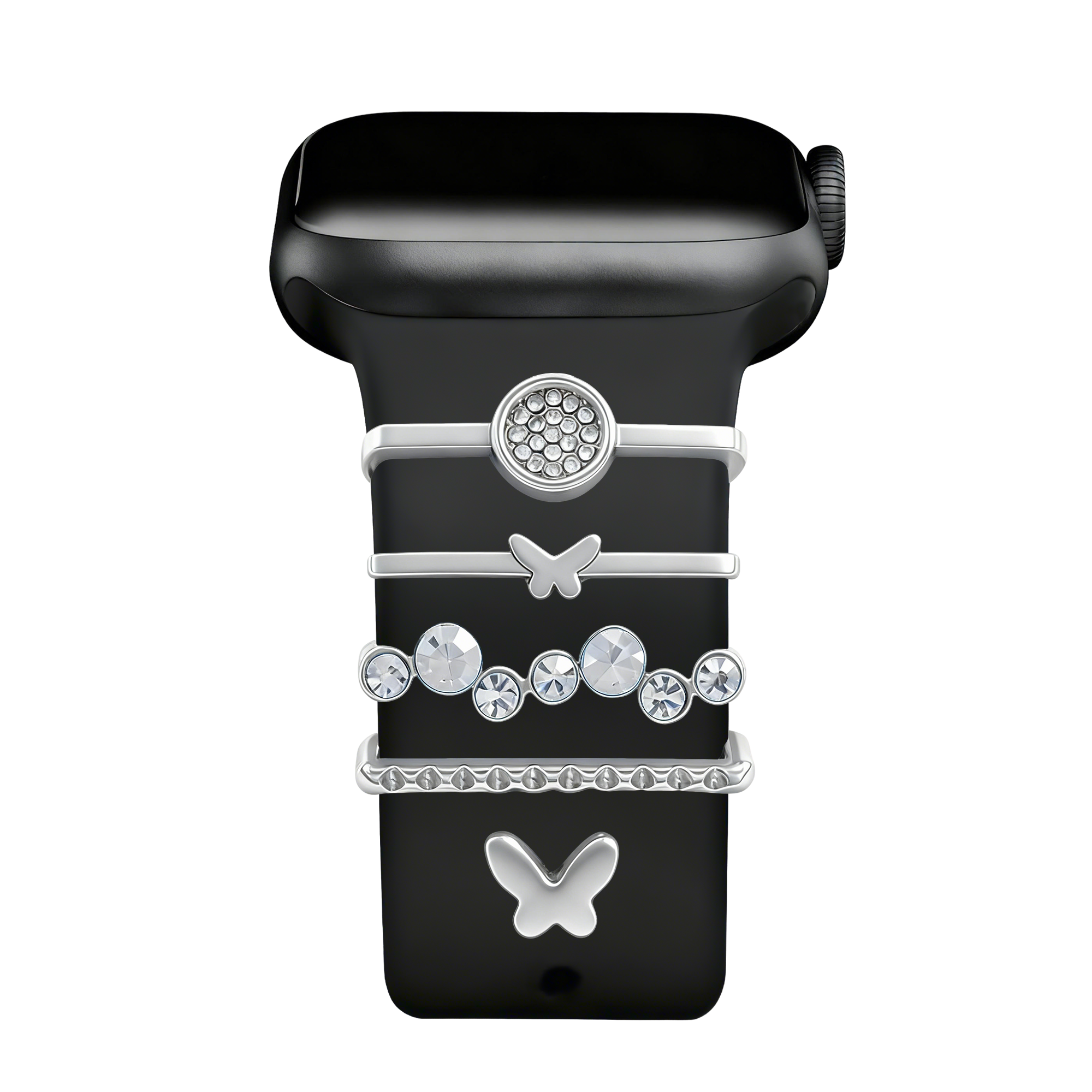 xoxo Wildhearts Watch Strap Charm - Butterfly (silver)
