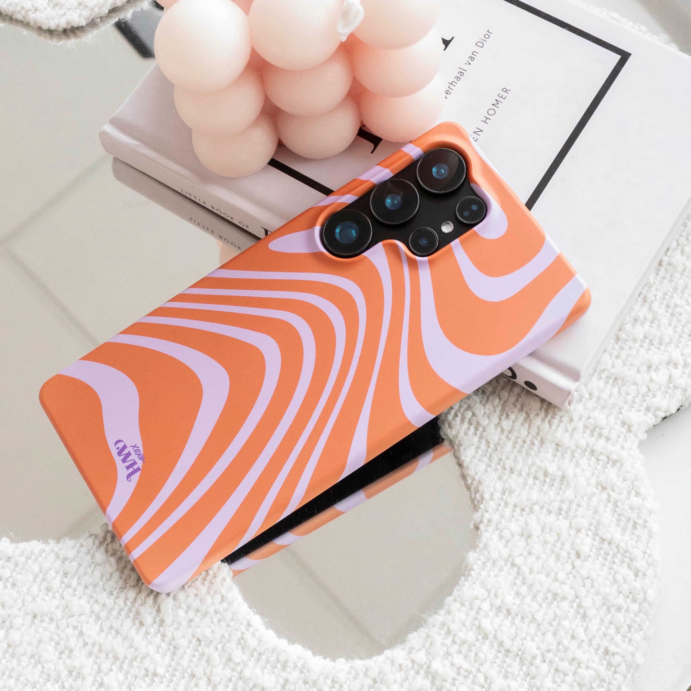 xoxo Wildhearts Boogie Wonderland Orange - Single Layer - Samsung Galaxy S25 Ultra