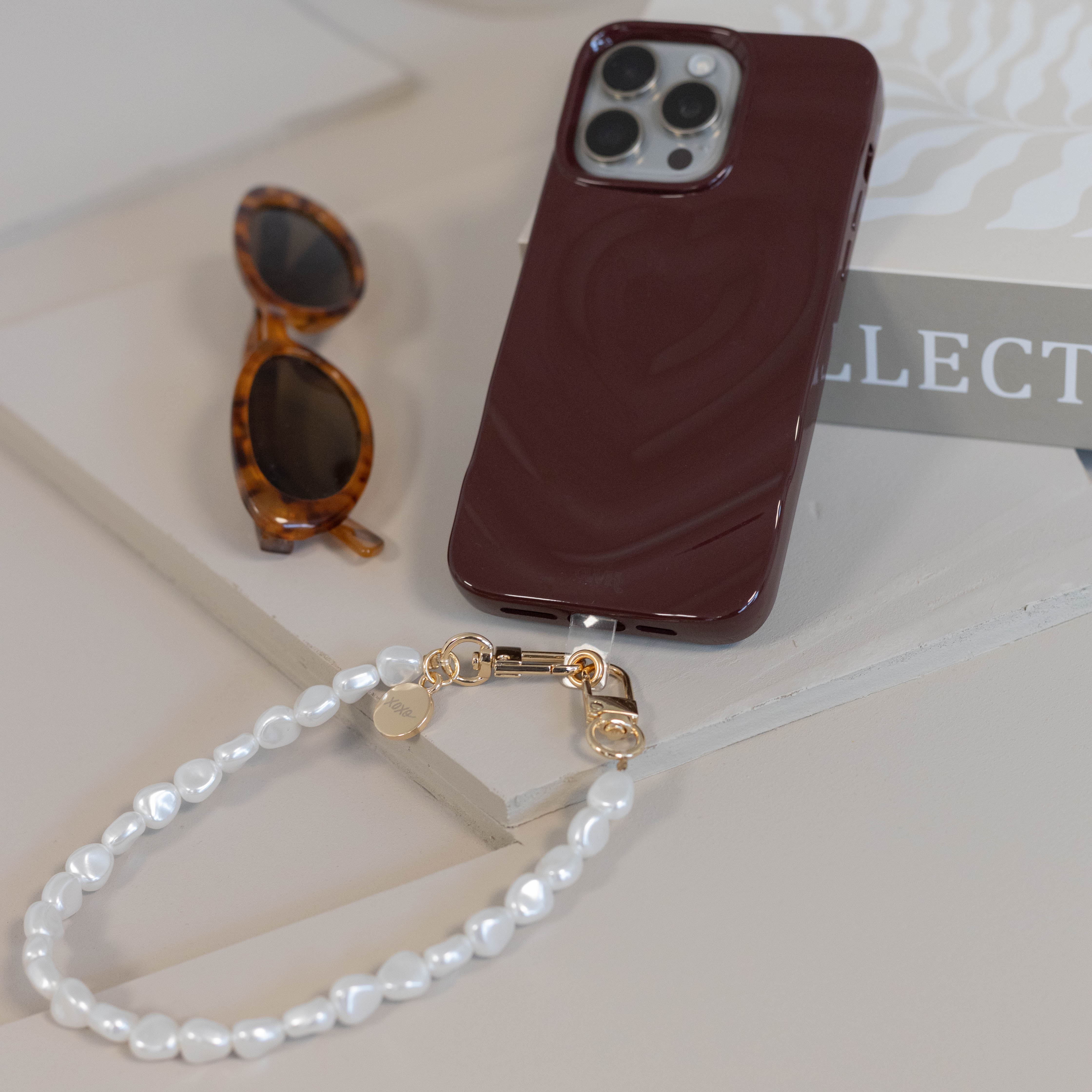 xoxo Wildhearts Biggest Love Burgundy Cord Case - iPhone 16 Pro Max
