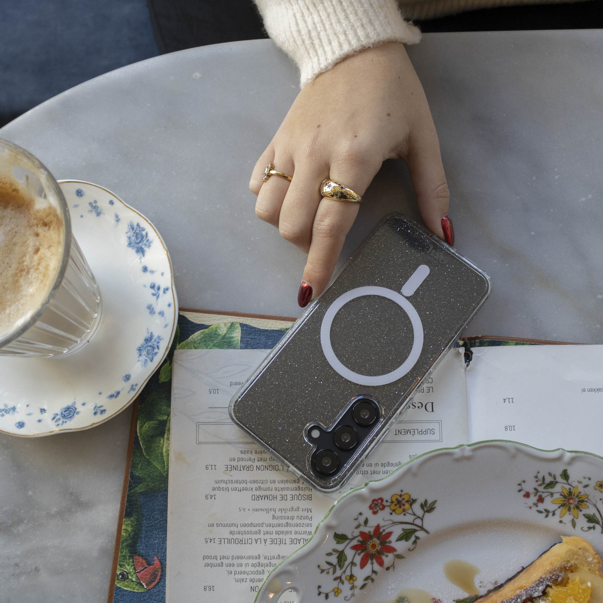 xoxo Wildhearts Sparkle Away MagSafe Transparent - Samsung Galaxy S26 Plus