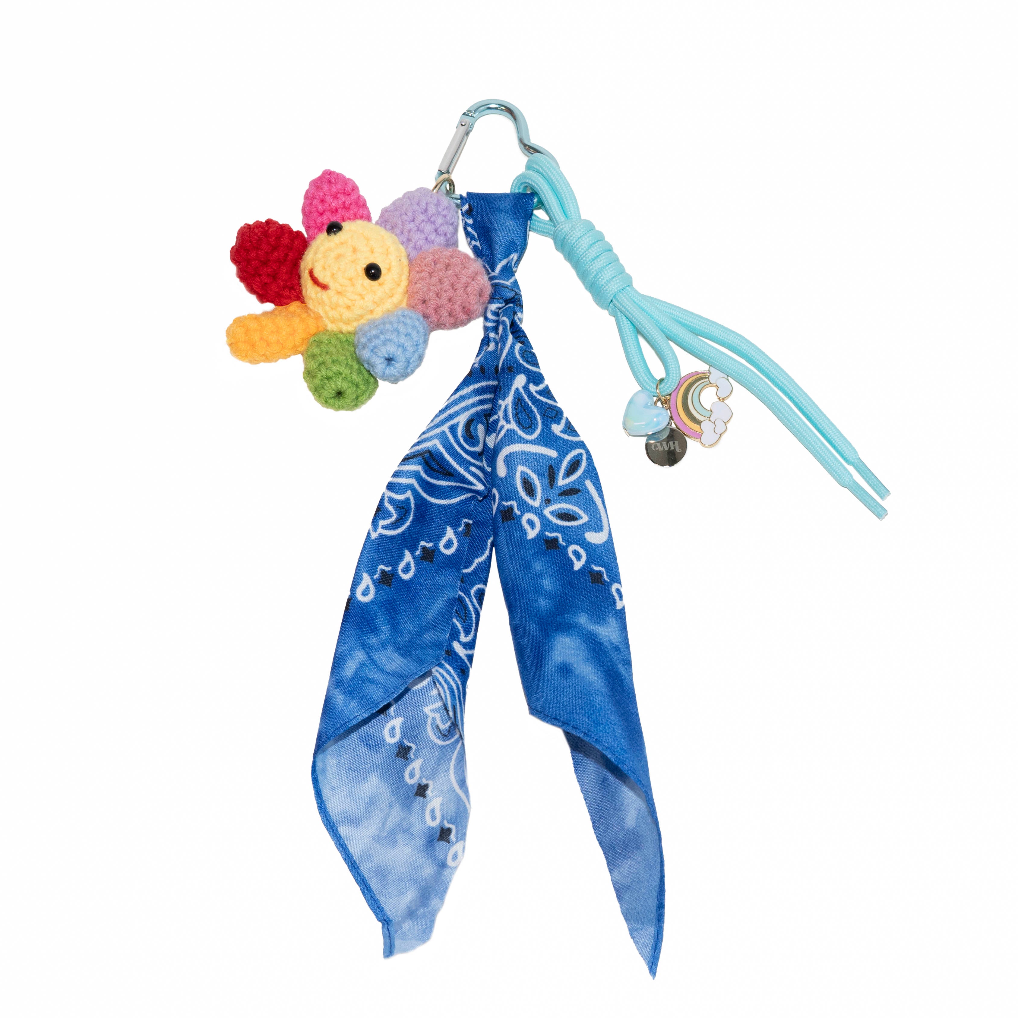 xoxo Wildhearts Bag Charm - Sunshine Bloom - Blue
