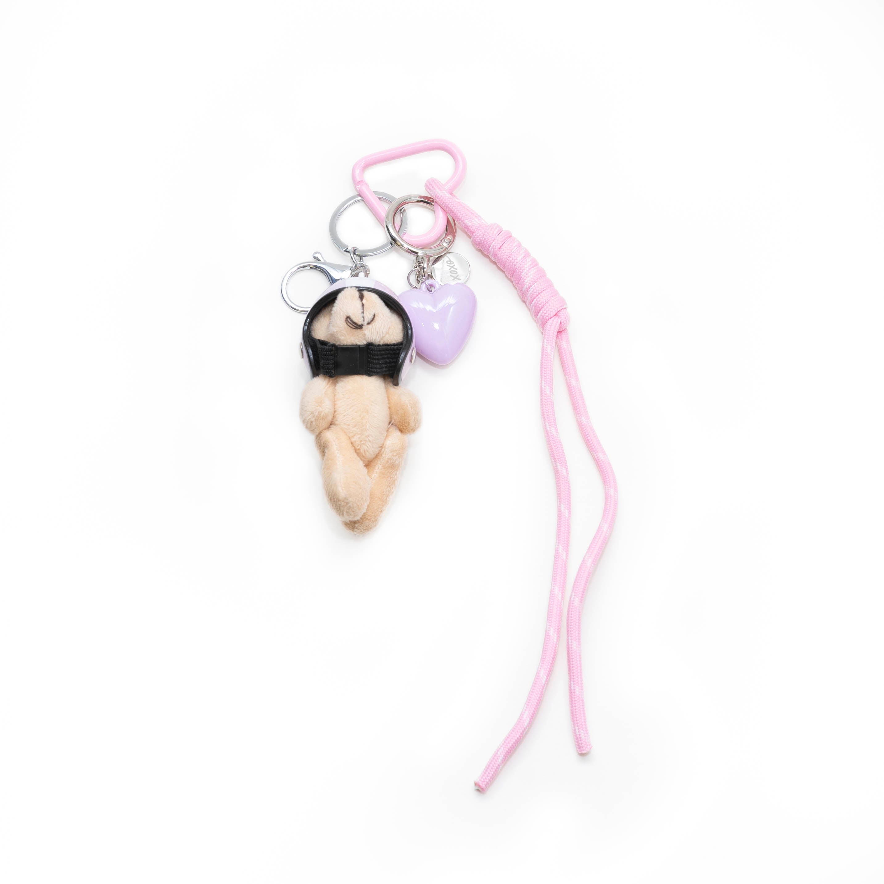 xoxo Wildhearts Bag Charm - Berry Pilot - Pink