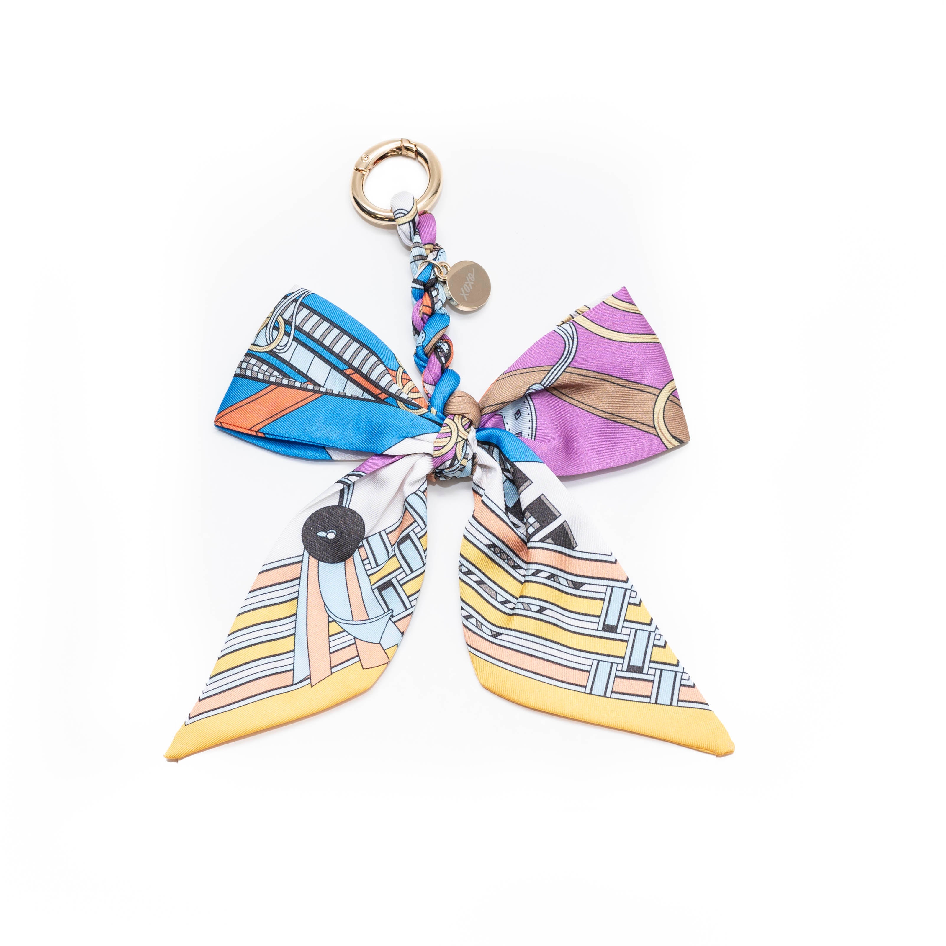 xoxo Wildhearts Bag Charm - Parisian Bow - Purple