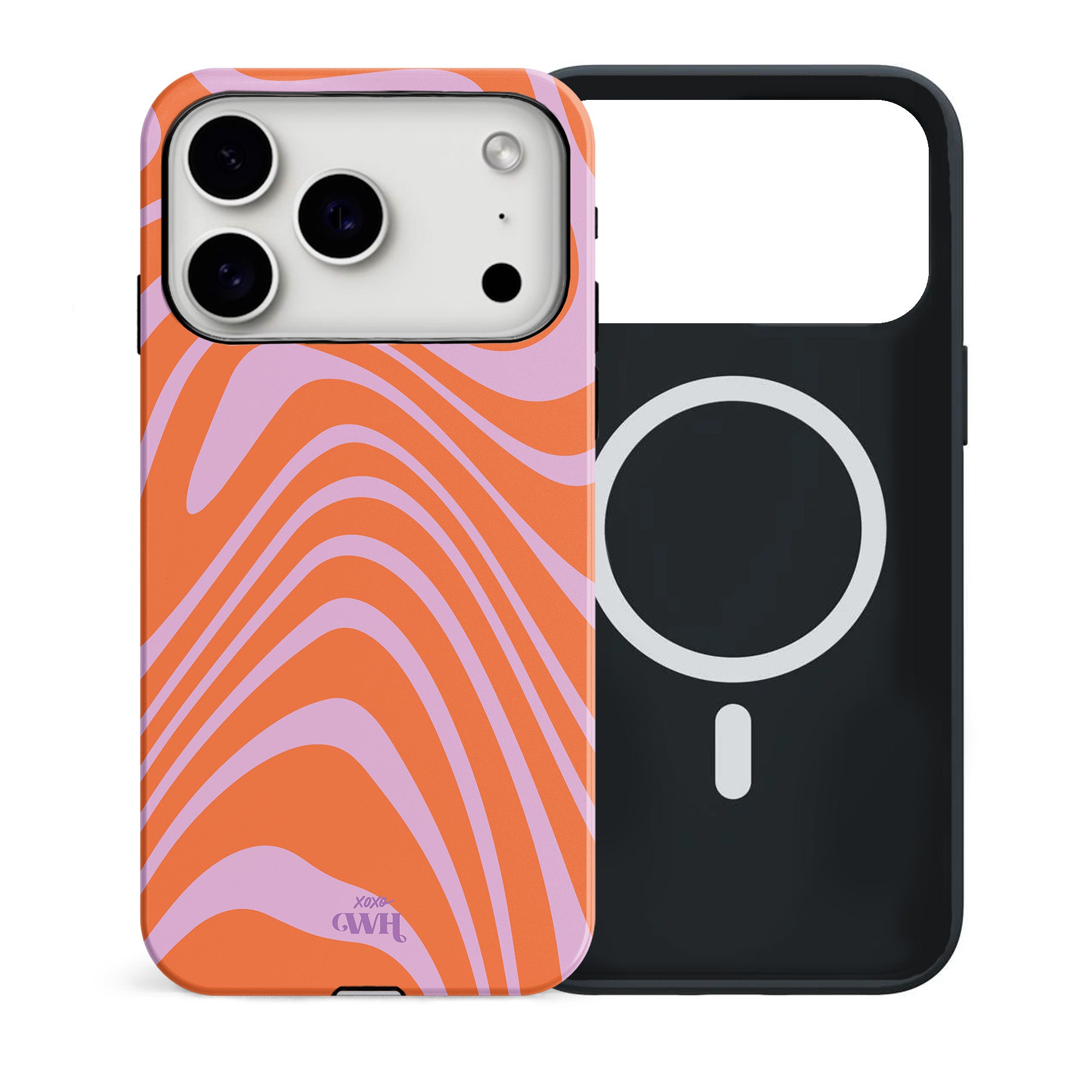 xoxo Wildhearts Boogie Wonderland Orange MagSafe - Double Layer - iPhone 17 Pro Max