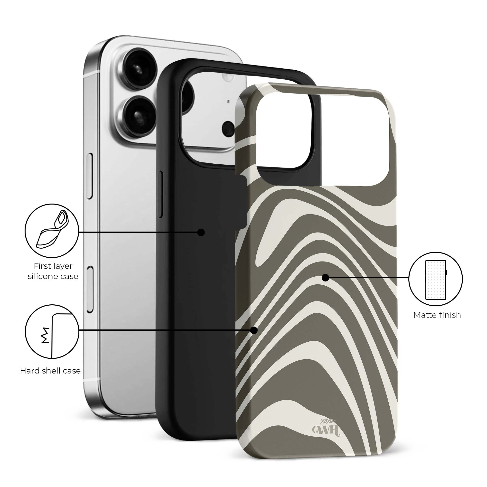 xoxo Wildhearts Boogie Wonderland Green MagSafe - Double Layer - iPhone 17 Pro Max