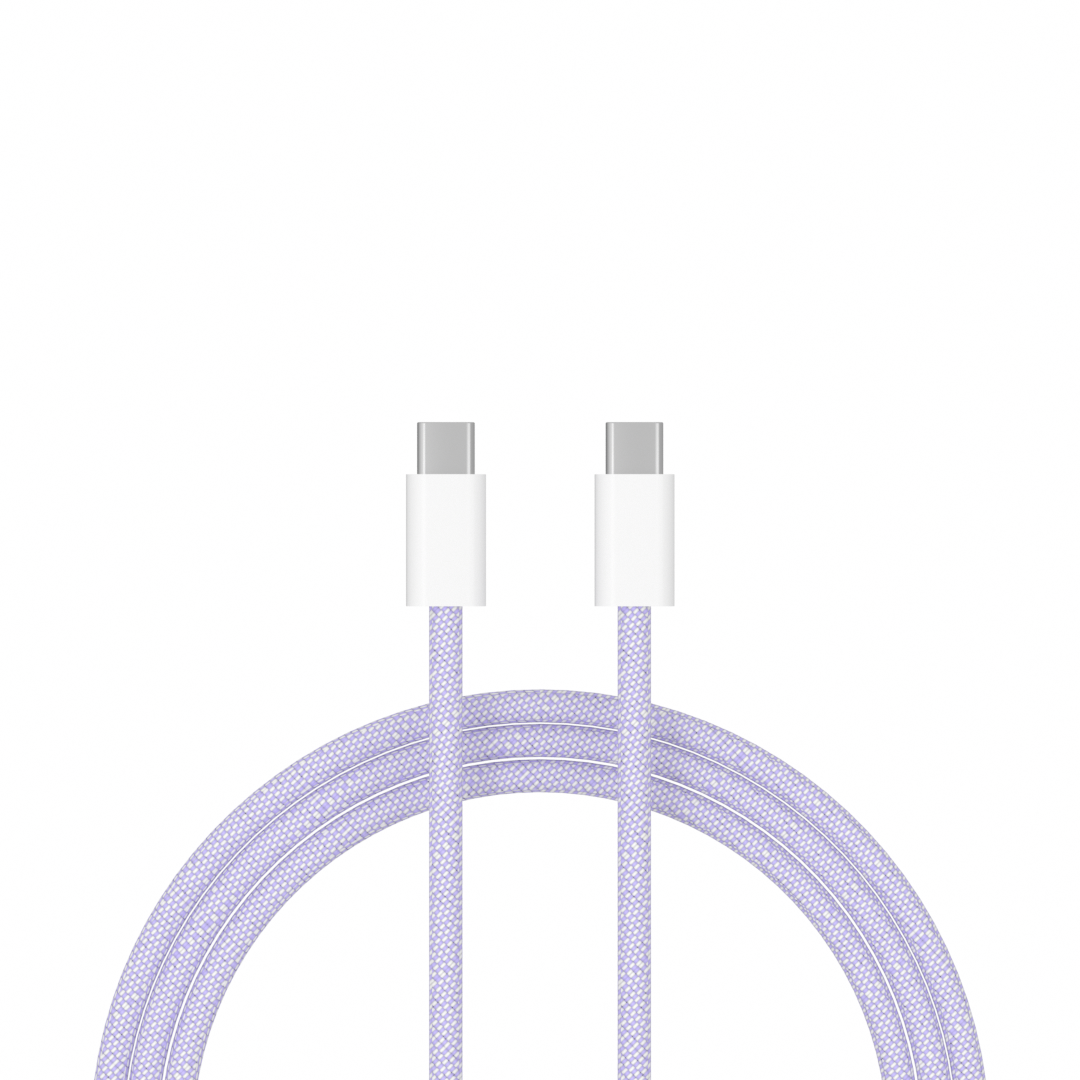 xoxo Wildhearts - USB-C to USB-C cable - 1 Meter (purple)