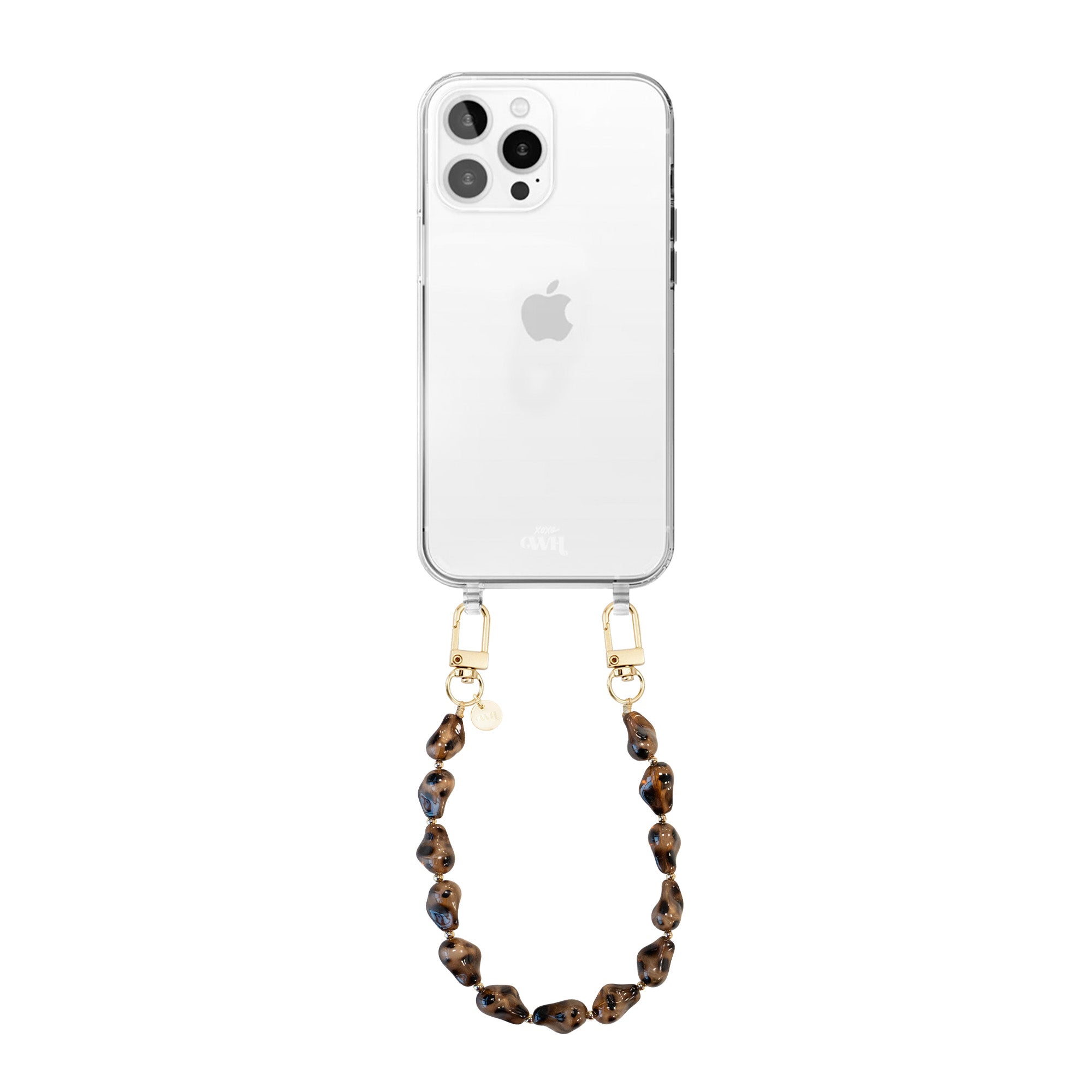 xoxo Wildhearts iPhone 11 Pro Max - Leopard Muse (short) Transparant Cord Case
