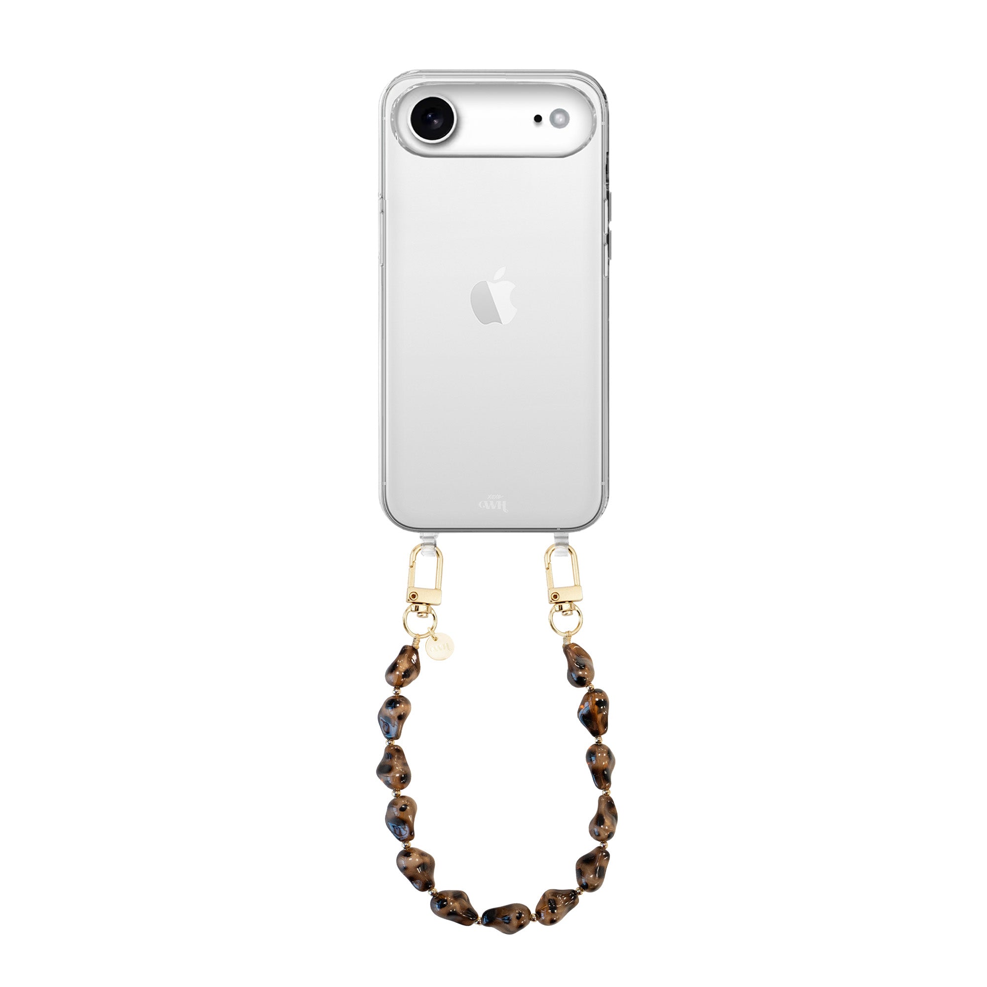 xoxo Wildhearts iPhone 17 Air - Leopard Muse (short) Transparant Cord Case
