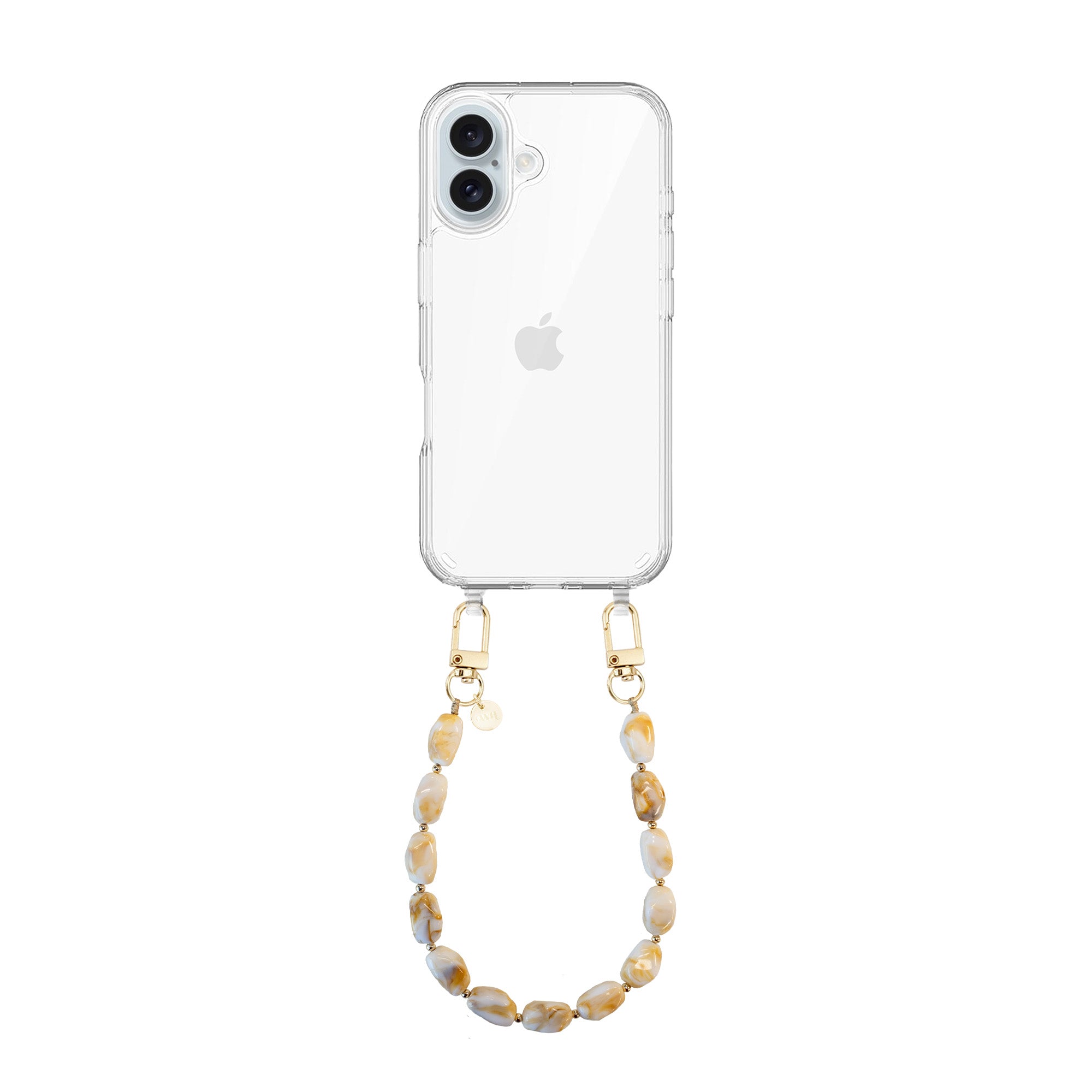 xoxo Wildhearts iPhone 16 - Moonlight (short) Transparant Cord Case