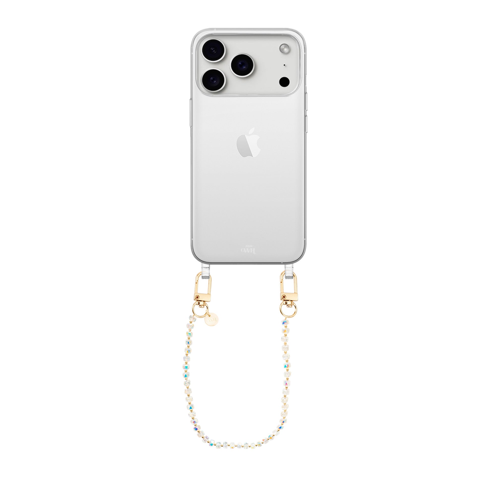 xoxo Wildhearts iPhone 17 Pro Max - Crystal (Transparent) Transparant Cord Case