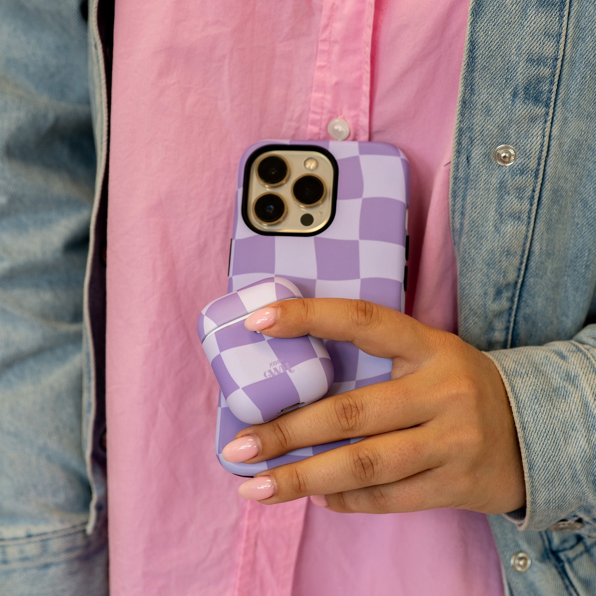 xoxo Wildhearts - AirPods case - Violet Vibes - Matte